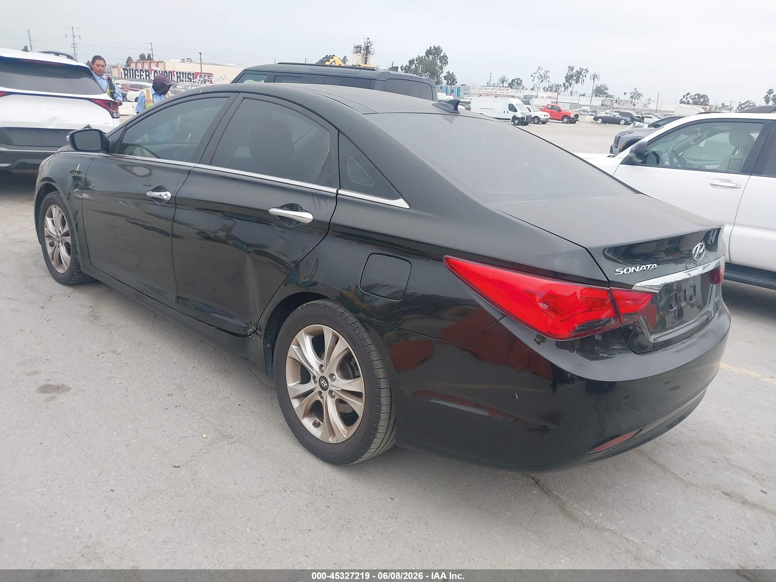 2012 Hyundai Sonata Limited Black vin: 5NPEC4AC1CH467268