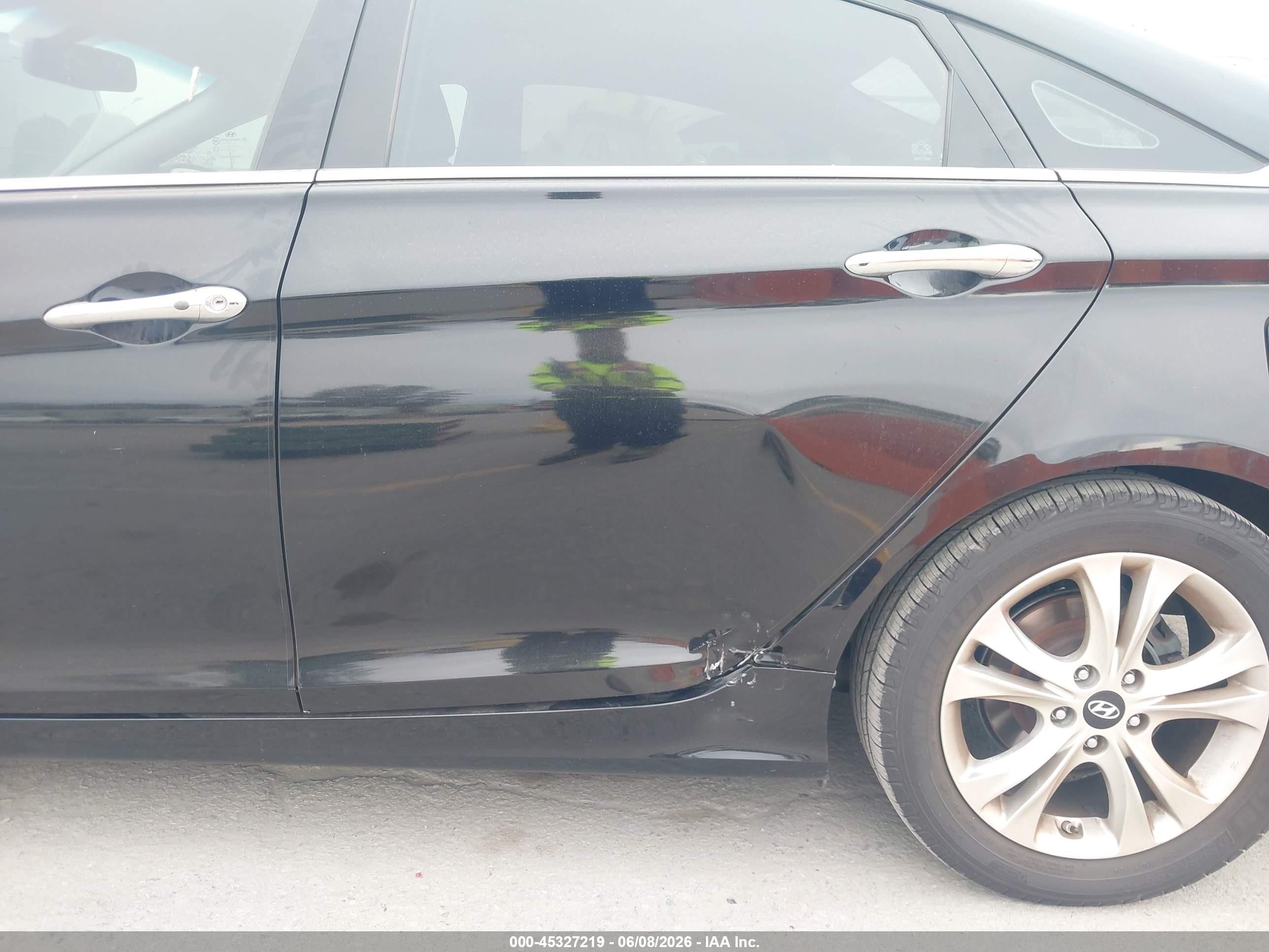 2012 Hyundai Sonata Limited Black vin: 5NPEC4AC1CH467268