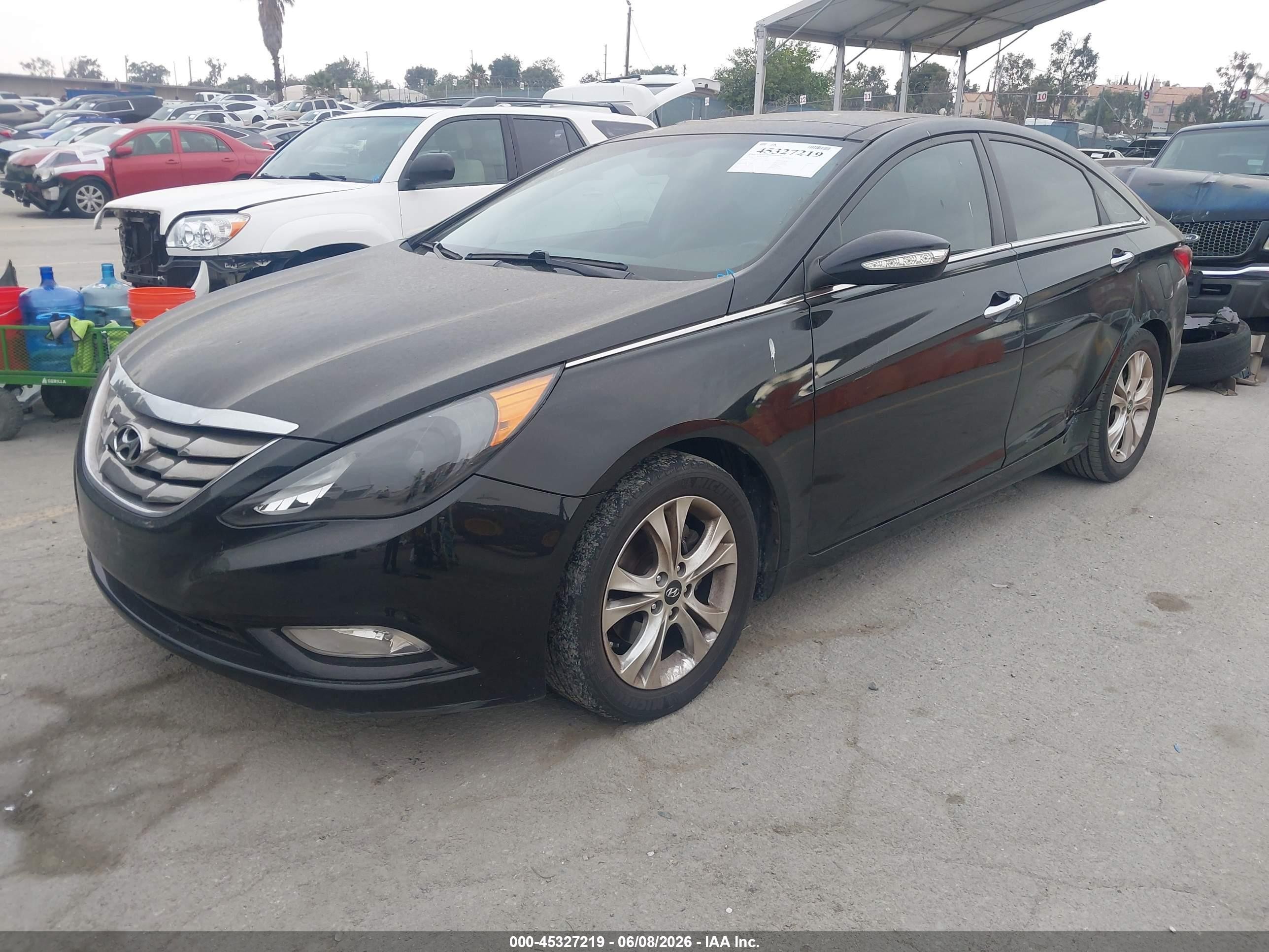 2012 Hyundai Sonata Limited Black vin: 5NPEC4AC1CH467268