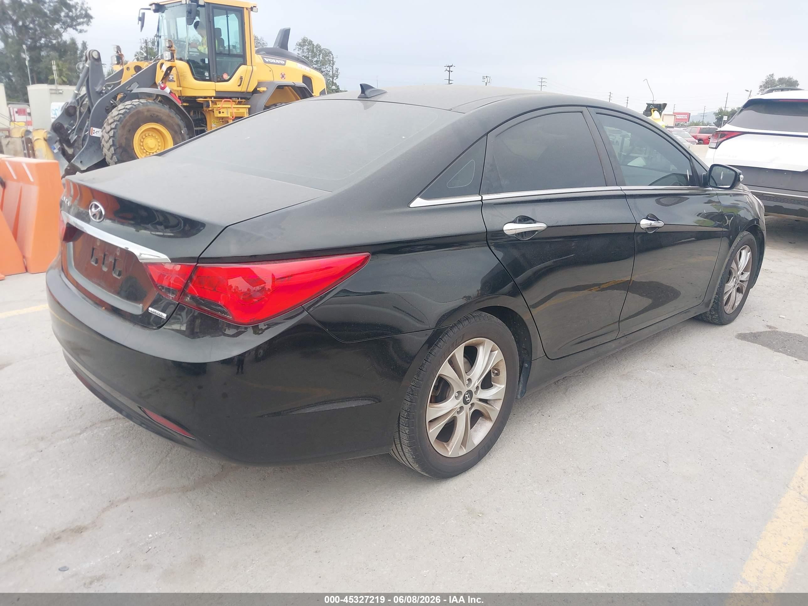 2012 Hyundai Sonata Limited Black vin: 5NPEC4AC1CH467268