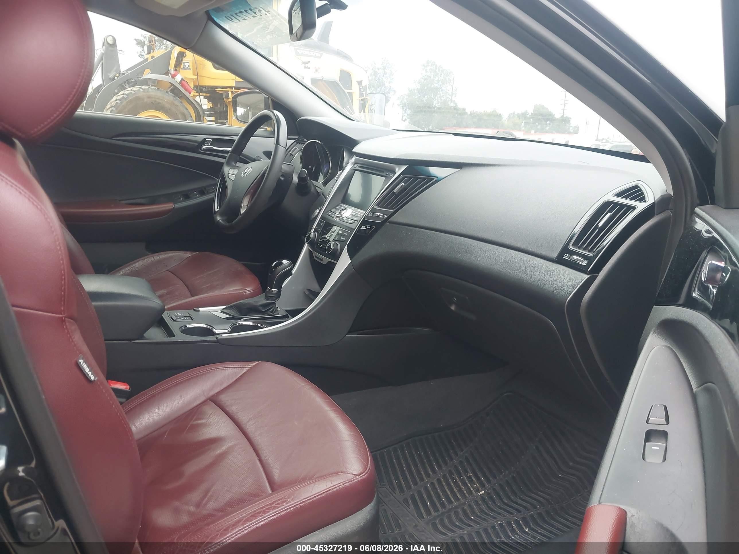2012 Hyundai Sonata Limited Black vin: 5NPEC4AC1CH467268