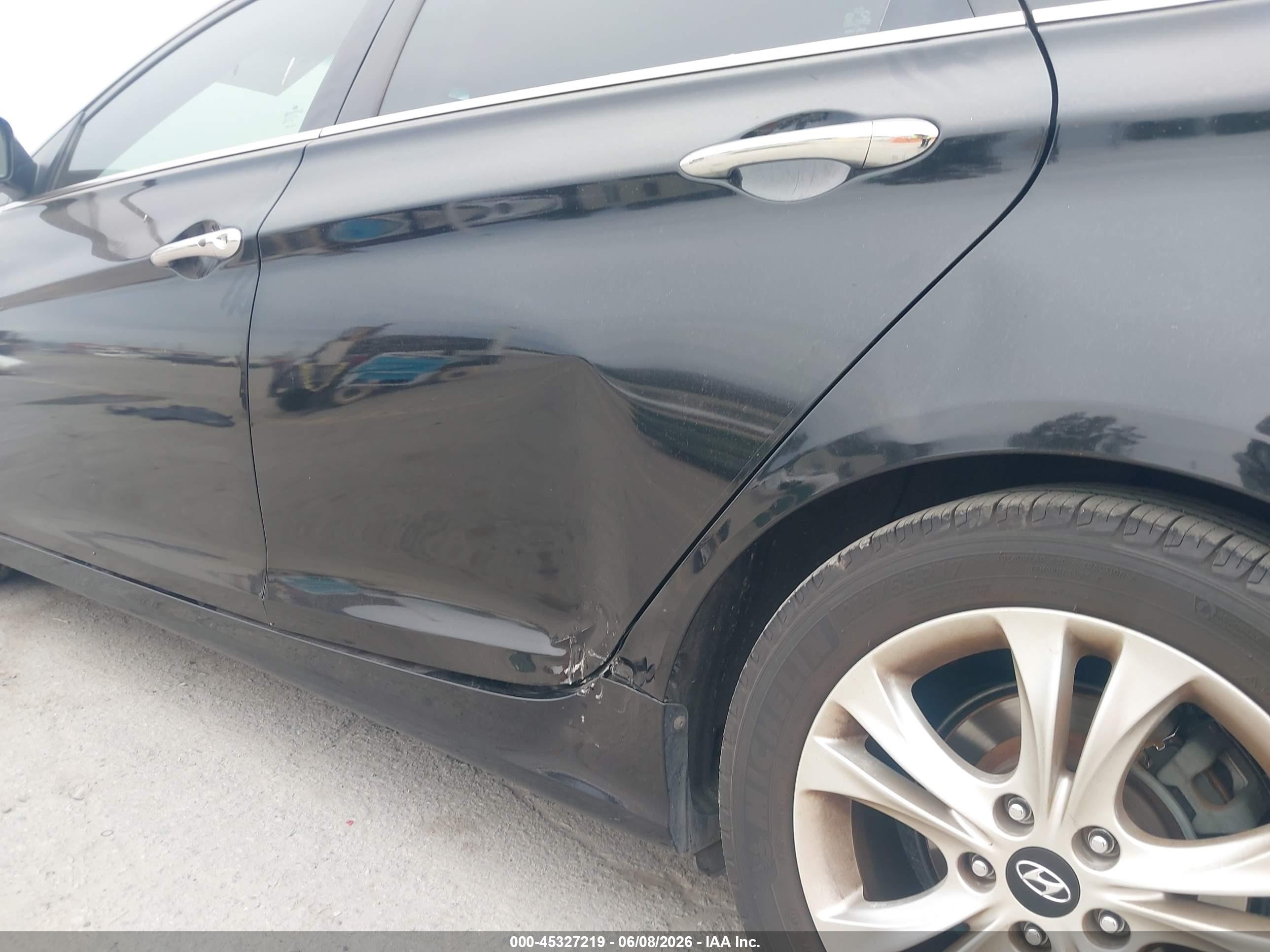 2012 Hyundai Sonata Limited Black vin: 5NPEC4AC1CH467268