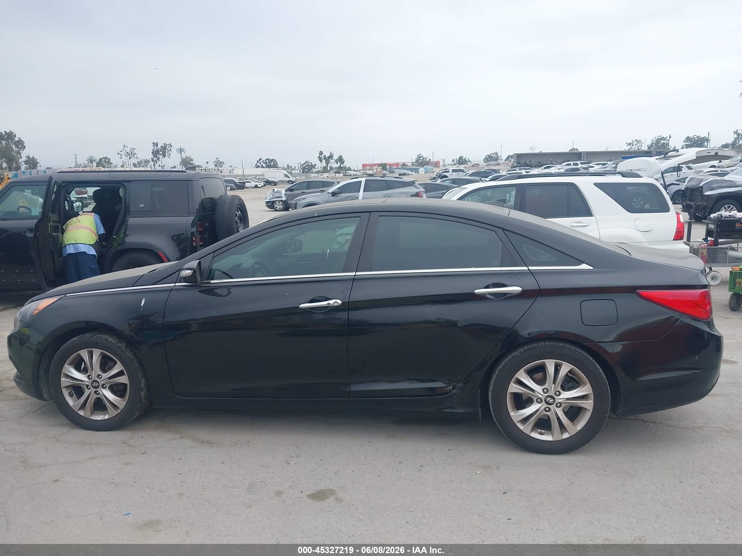 2012 Hyundai Sonata Limited Black vin: 5NPEC4AC1CH467268