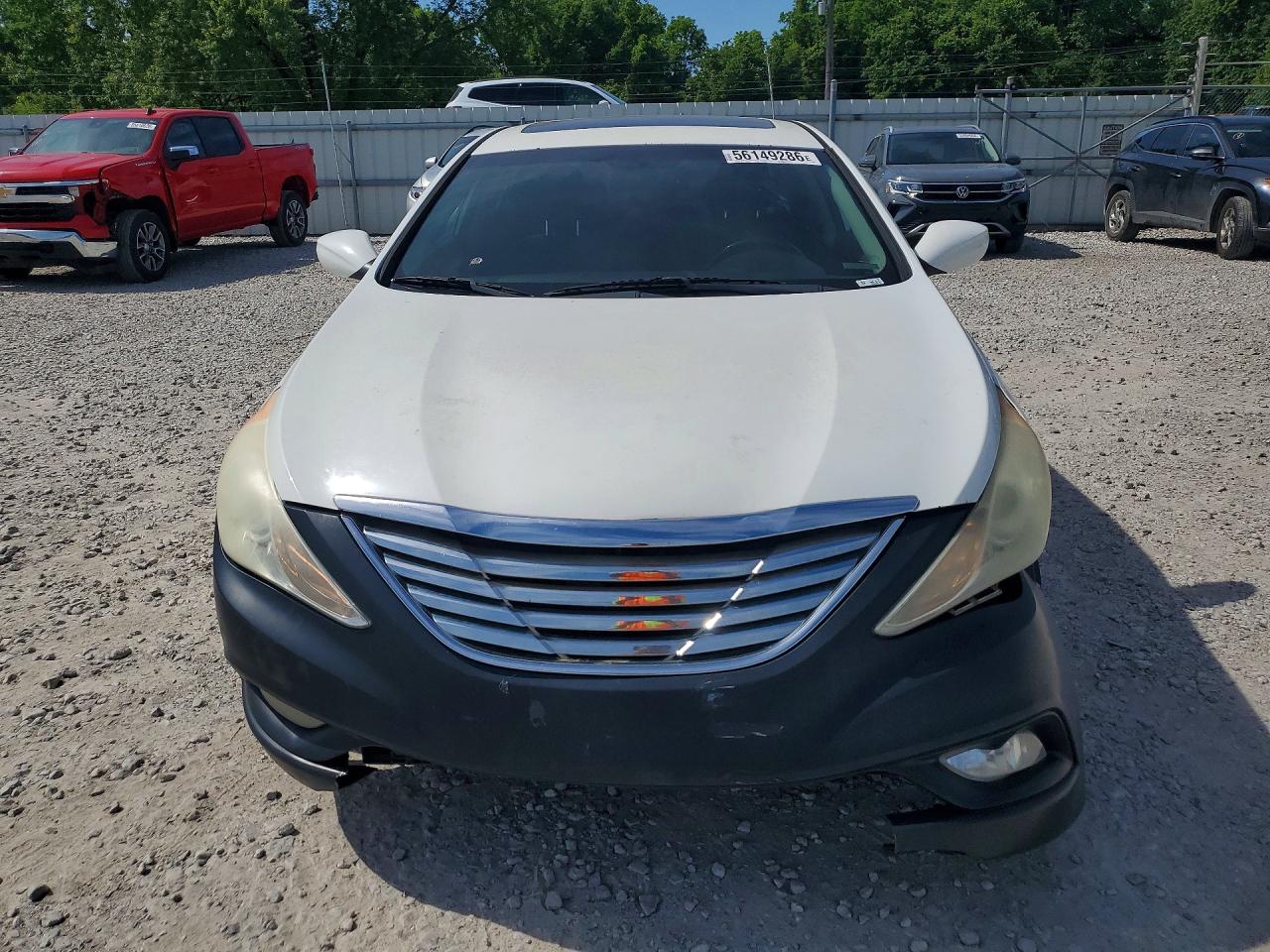 2012 Hyundai Sonata Se White vin: 5NPEC4AC1CH473846