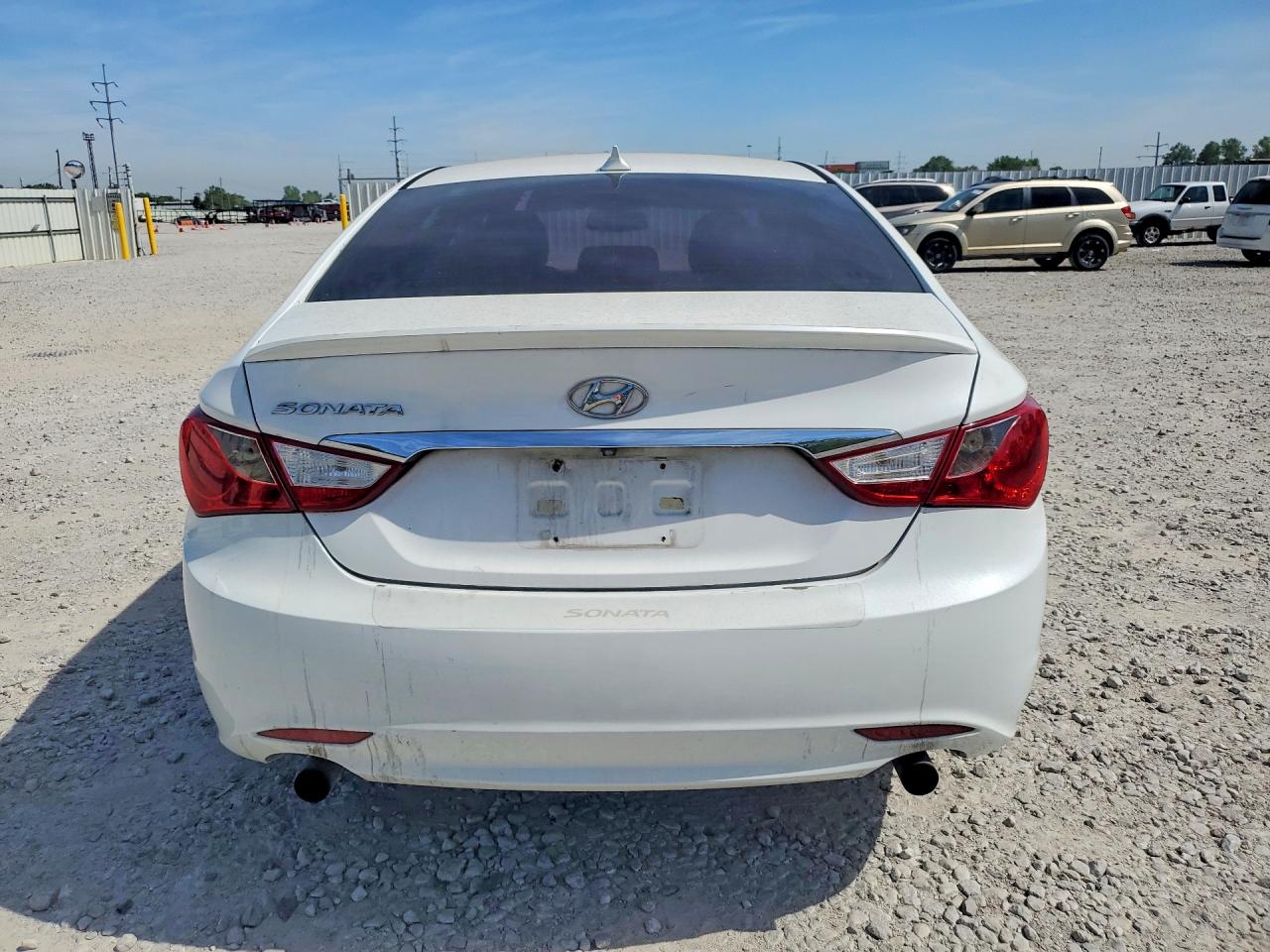 2012 Hyundai Sonata Se White vin: 5NPEC4AC1CH473846