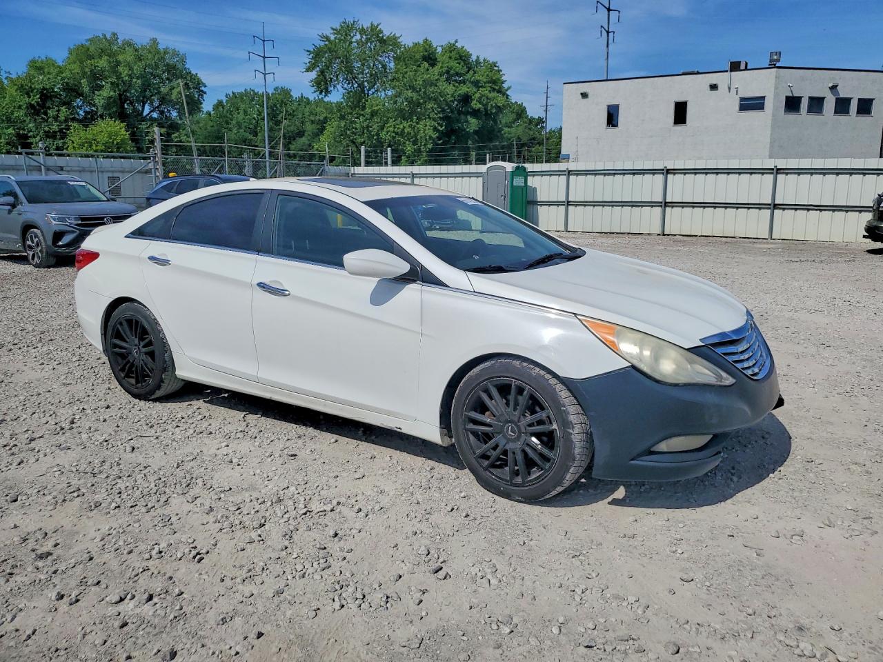 2012 Hyundai Sonata Se White vin: 5NPEC4AC1CH473846