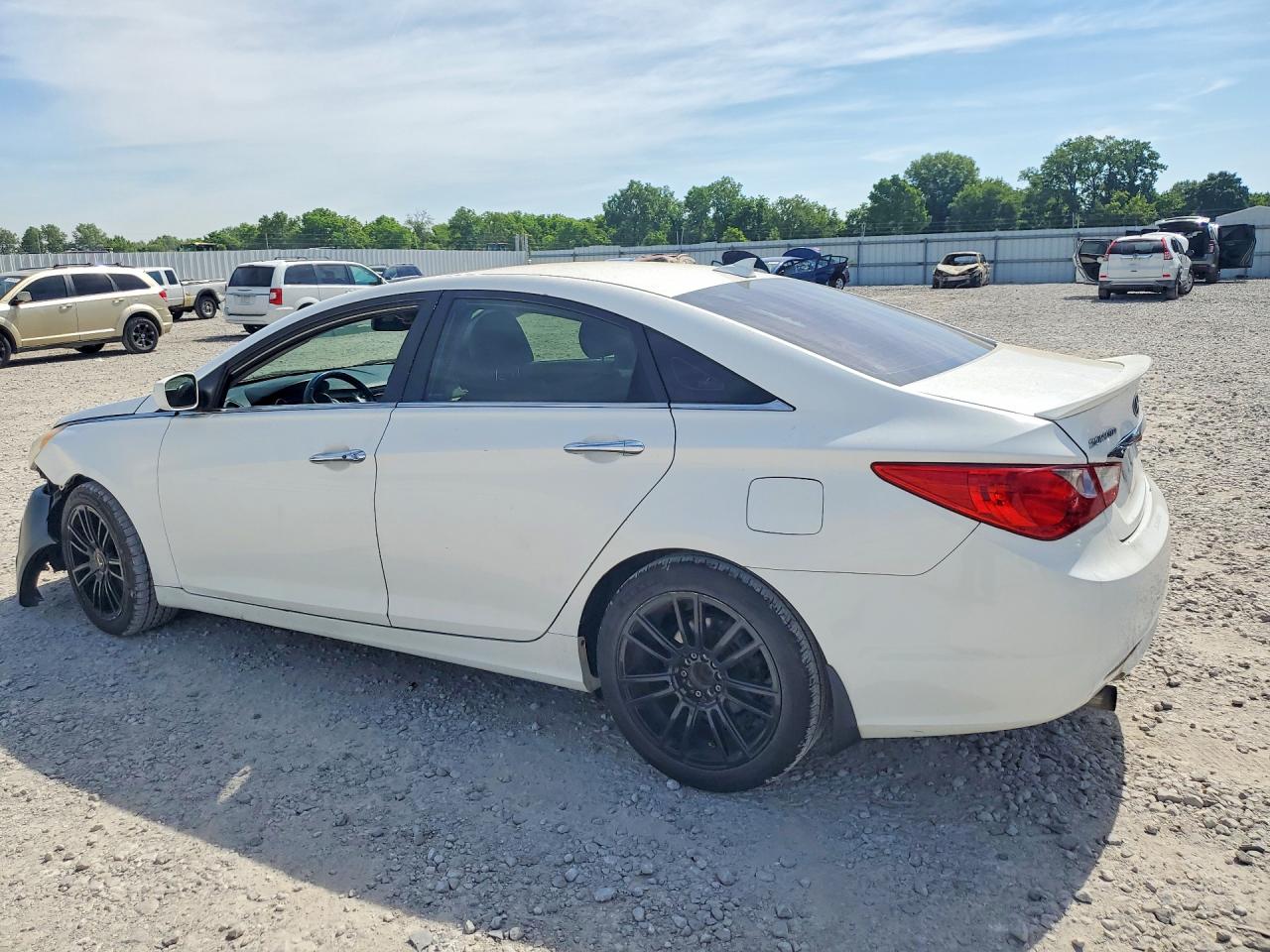 2012 Hyundai Sonata Se White vin: 5NPEC4AC1CH473846