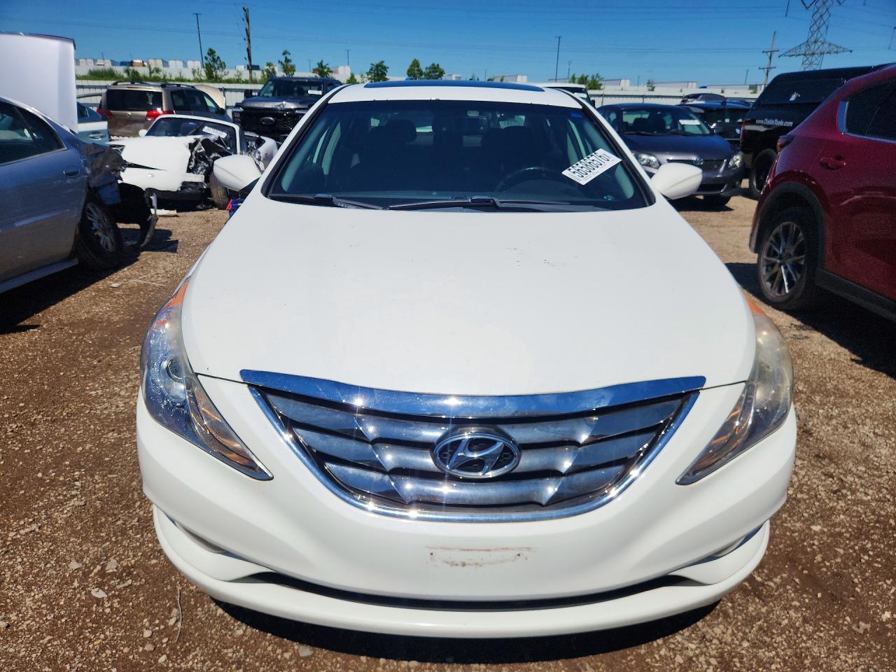 2012 Hyundai Sonata Se White vin: 5NPEC4AC1CH479890