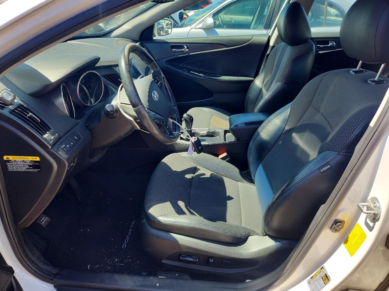 2012 Hyundai Sonata Se White vin: 5NPEC4AC1CH479890