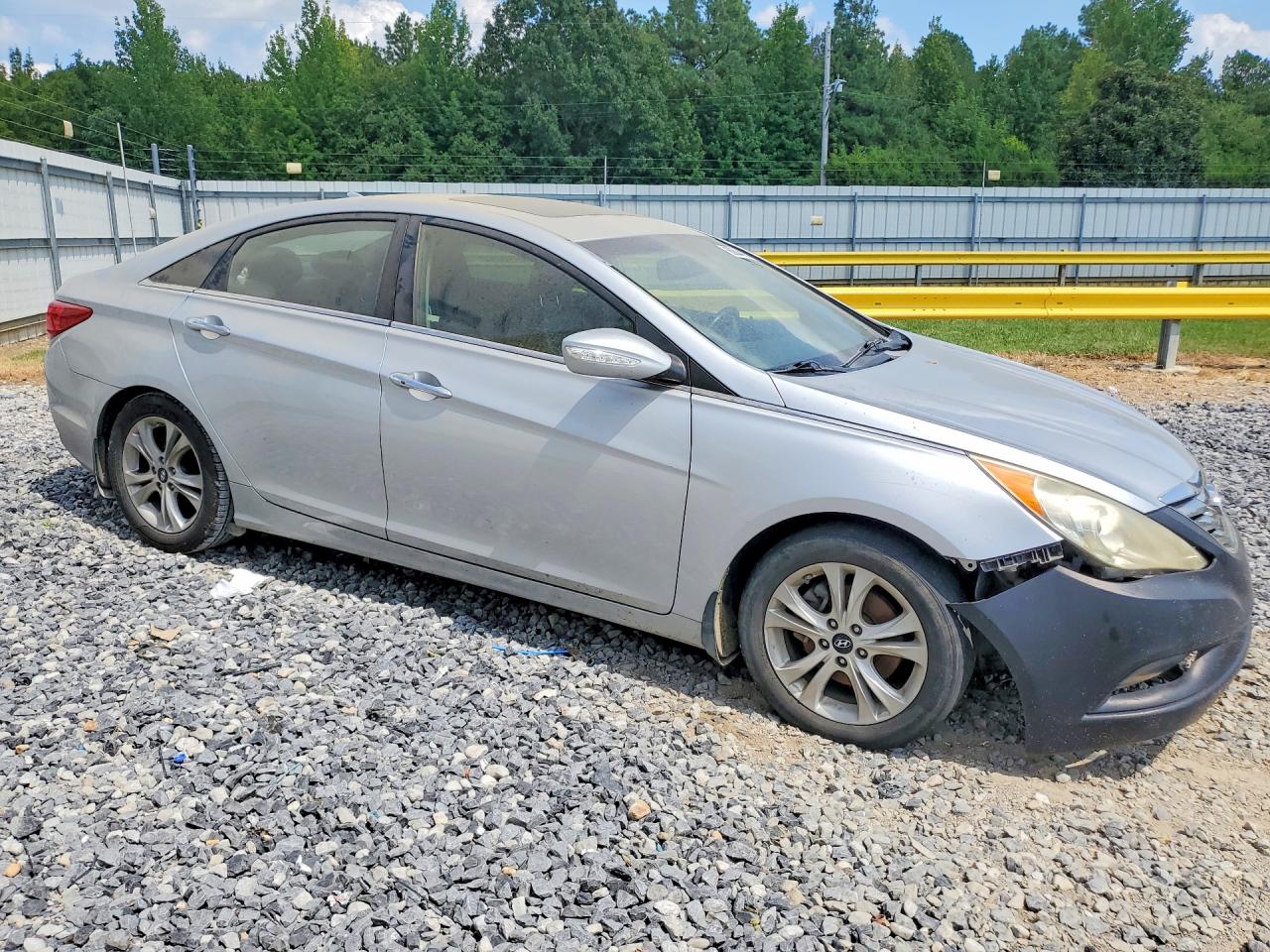 2013 Hyundai Sonata Limited Silver vin: 5NPEC4AC1DH512811