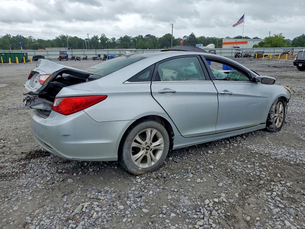 2013 Hyundai Sonata Limited Silver vin: 5NPEC4AC1DH580977