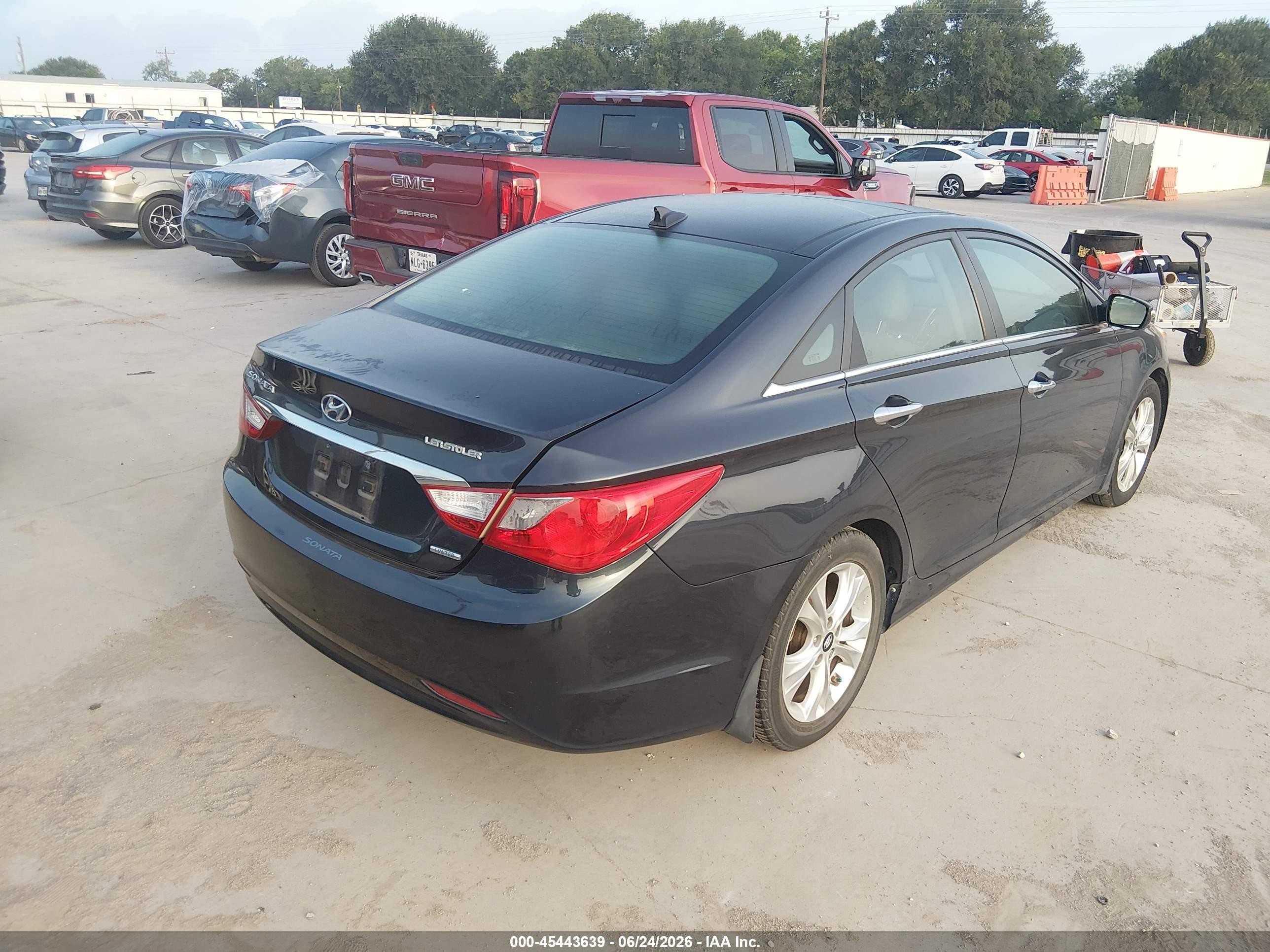 2013 Hyundai Sonata Limited Blue vin: 5NPEC4AC1DH582177