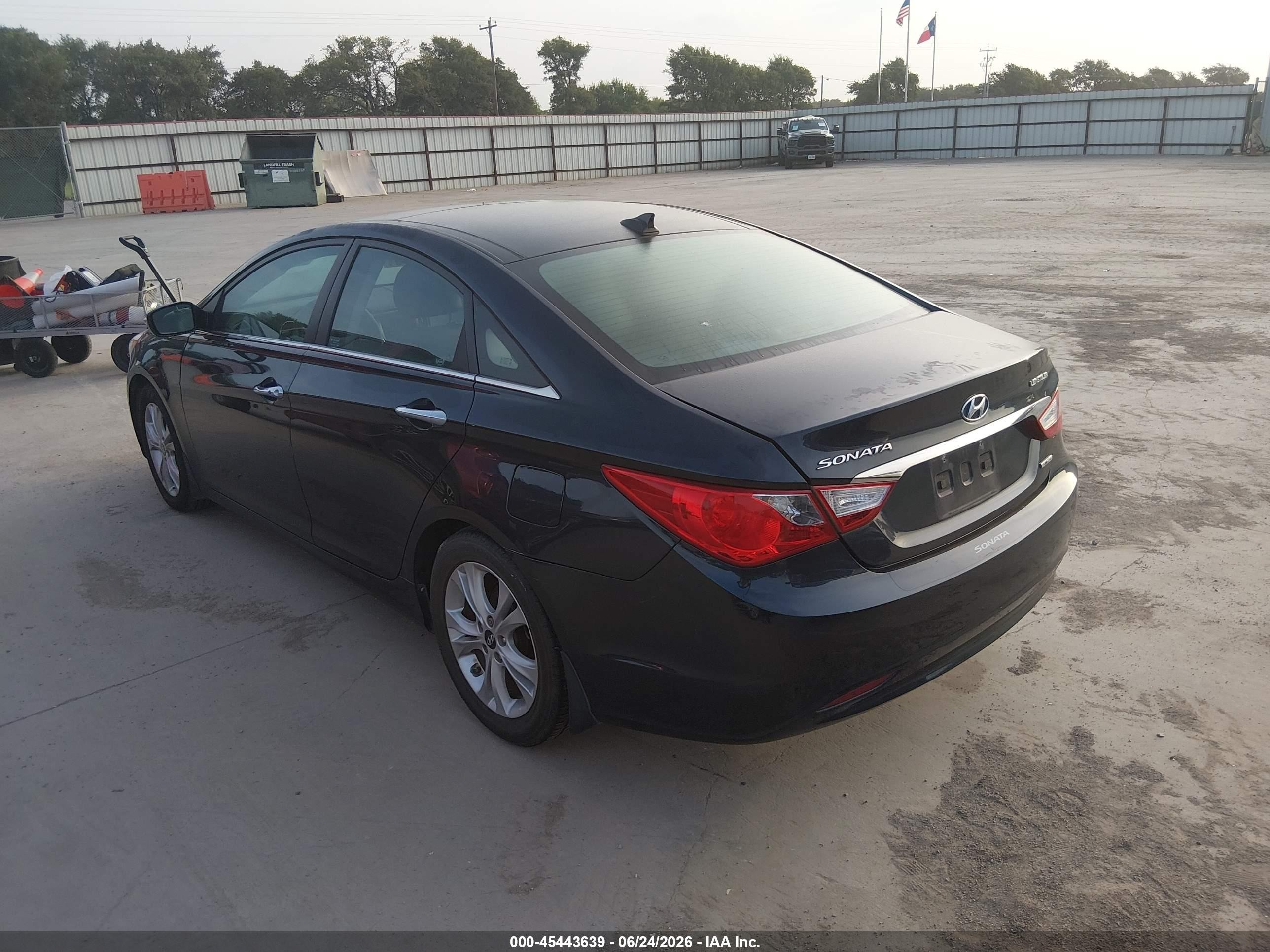 2013 Hyundai Sonata Limited Blue vin: 5NPEC4AC1DH582177