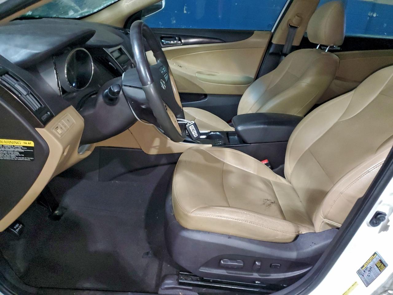 2013 Hyundai Sonata Limited White vin: 5NPEC4AC1DH584012