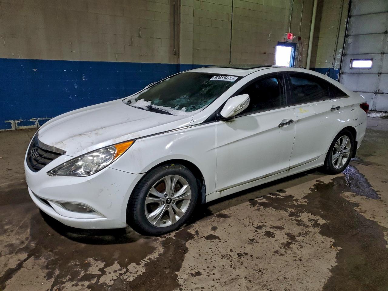 2013 Hyundai Sonata Limited White vin: 5NPEC4AC1DH584012