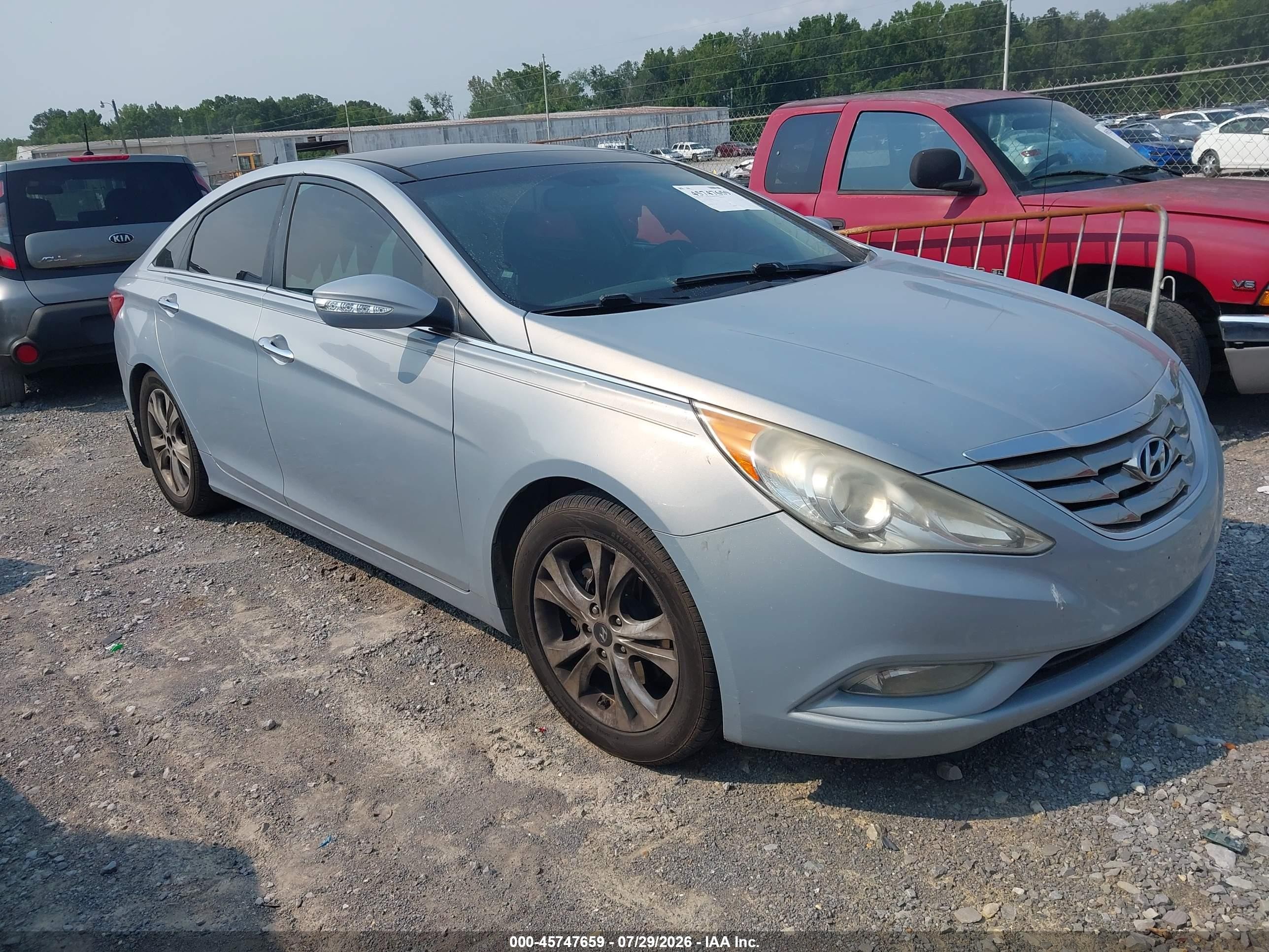 2013 Hyundai Sonata Limited Light Blue vin: 5NPEC4AC1DH616442