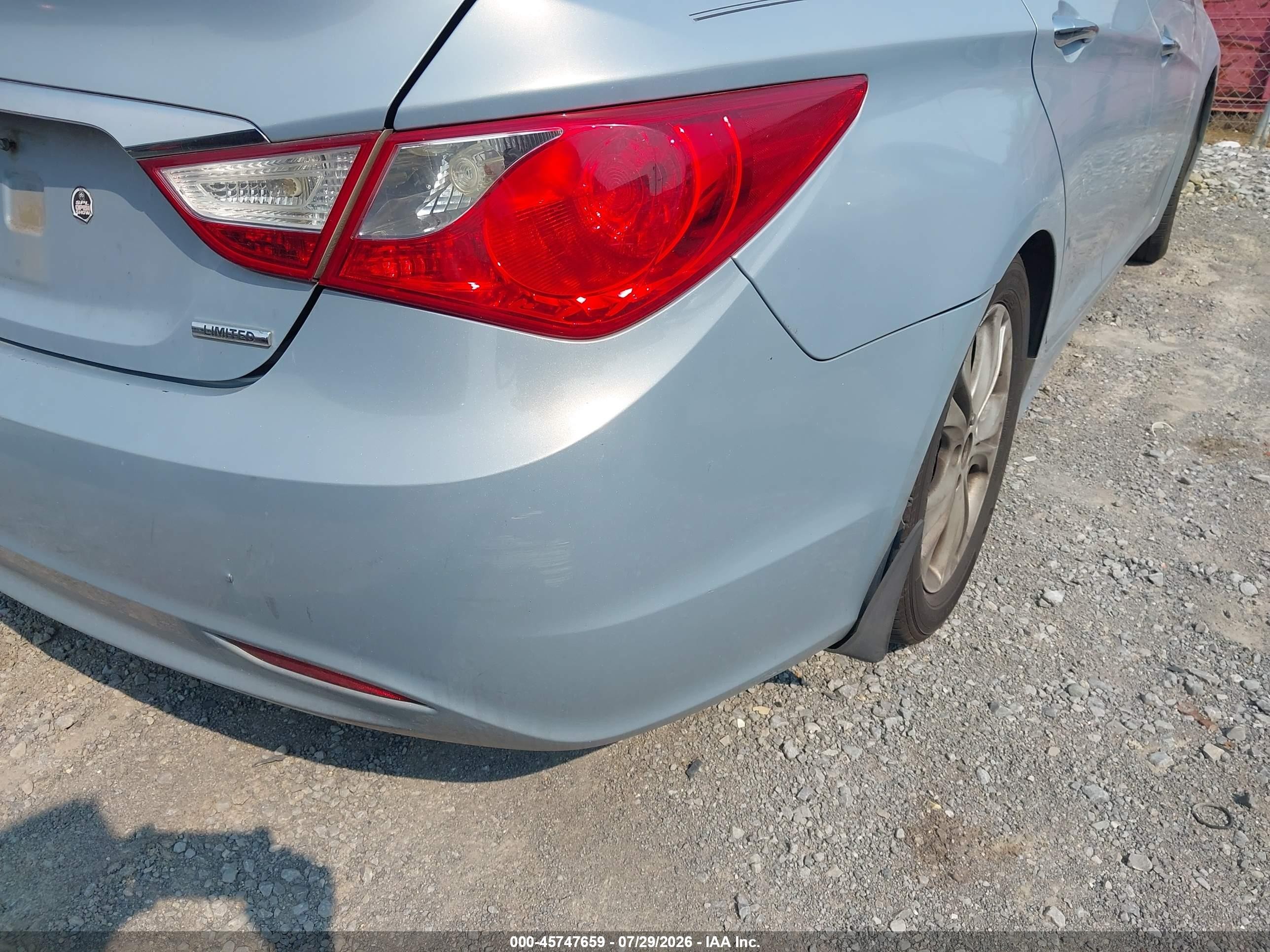 2013 Hyundai Sonata Limited Light Blue vin: 5NPEC4AC1DH616442