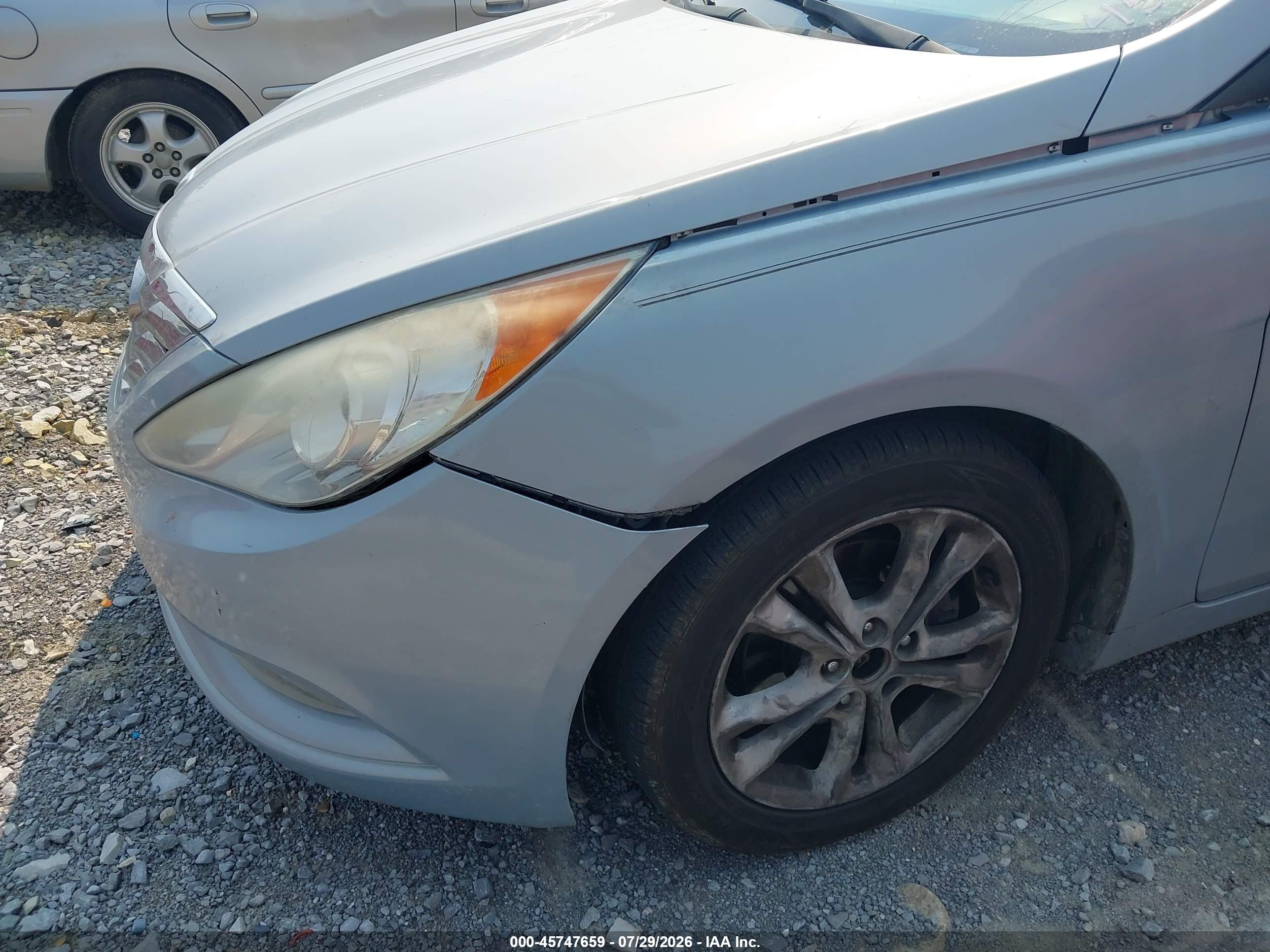 2013 Hyundai Sonata Limited Light Blue vin: 5NPEC4AC1DH616442