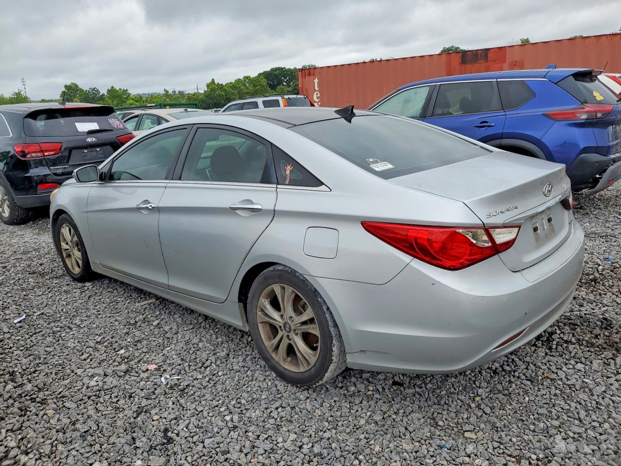 2013 Hyundai Sonata Limited Silver vin: 5NPEC4AC1DH628137