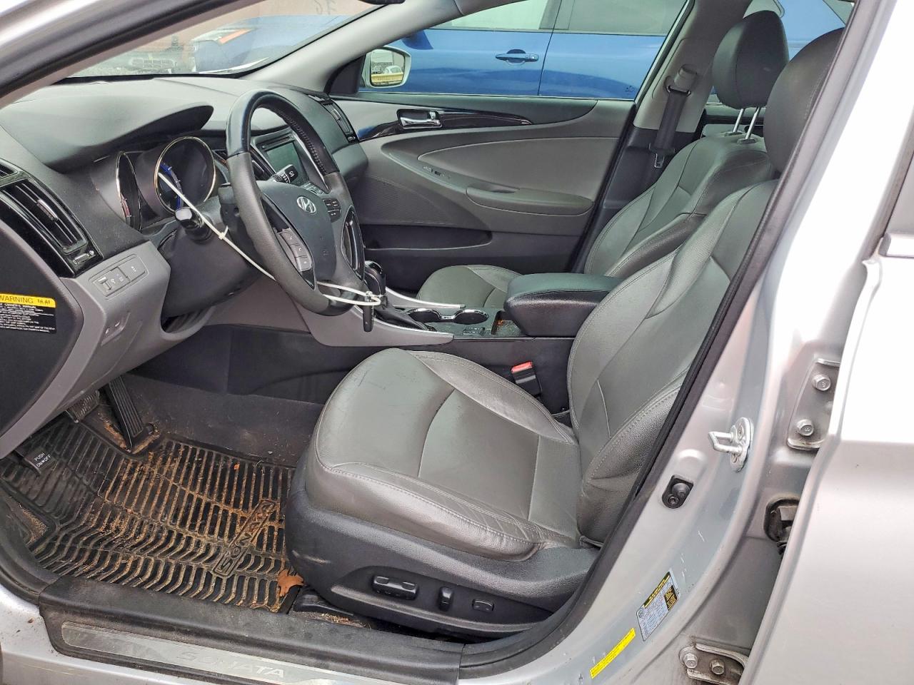 2013 Hyundai Sonata Limited Silver vin: 5NPEC4AC1DH628137