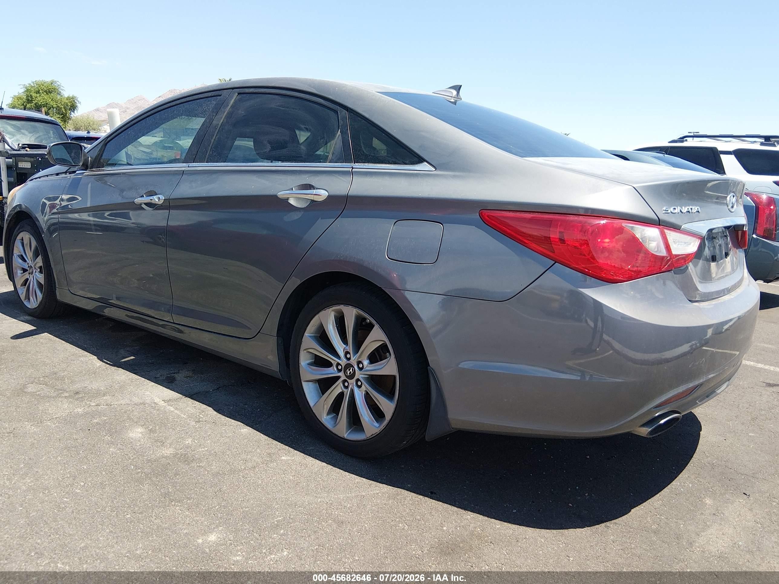 2013 Hyundai Sonata Se Gray vin: 5NPEC4AC1DH631491