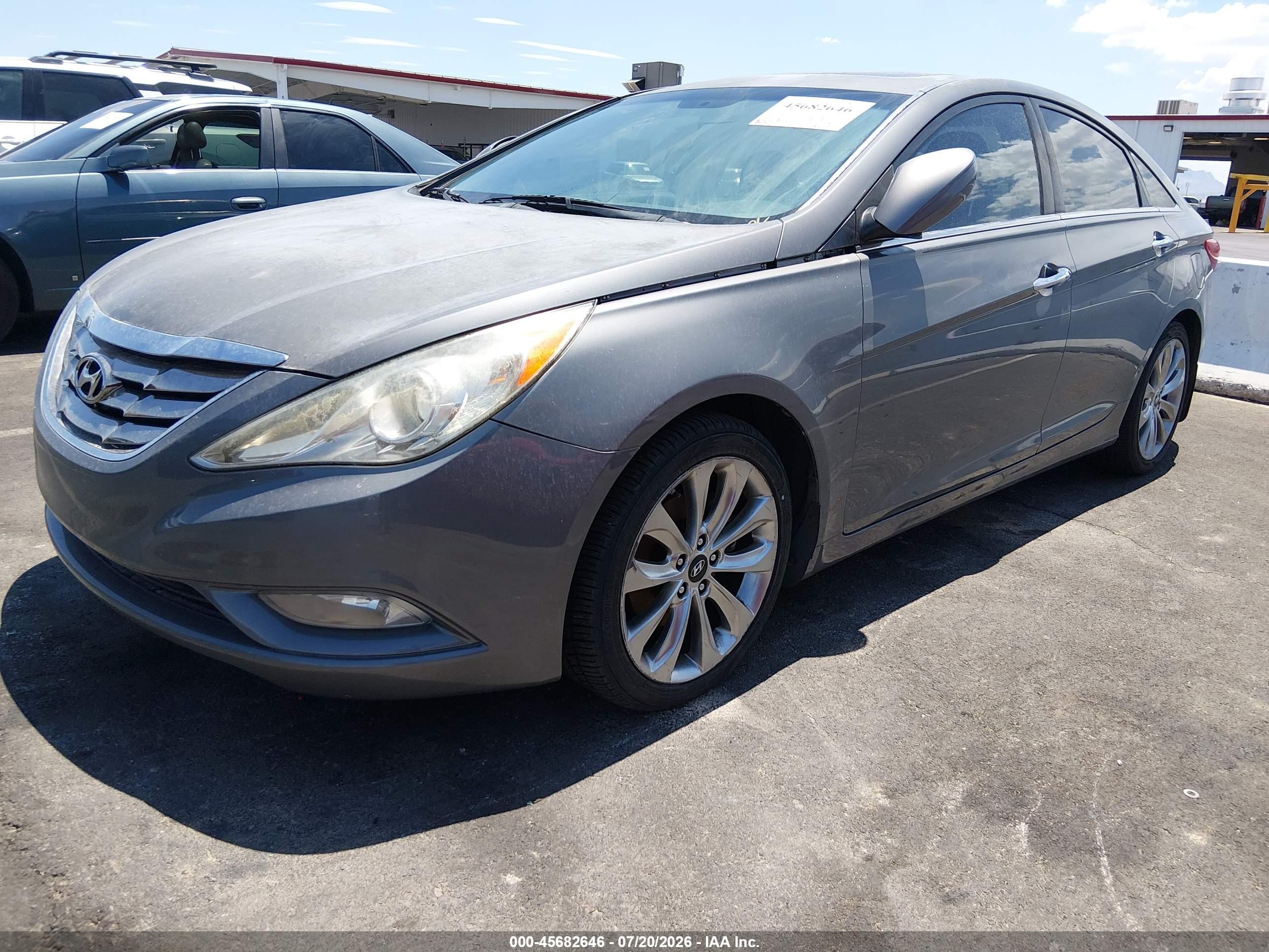 2013 Hyundai Sonata Se Gray vin: 5NPEC4AC1DH631491