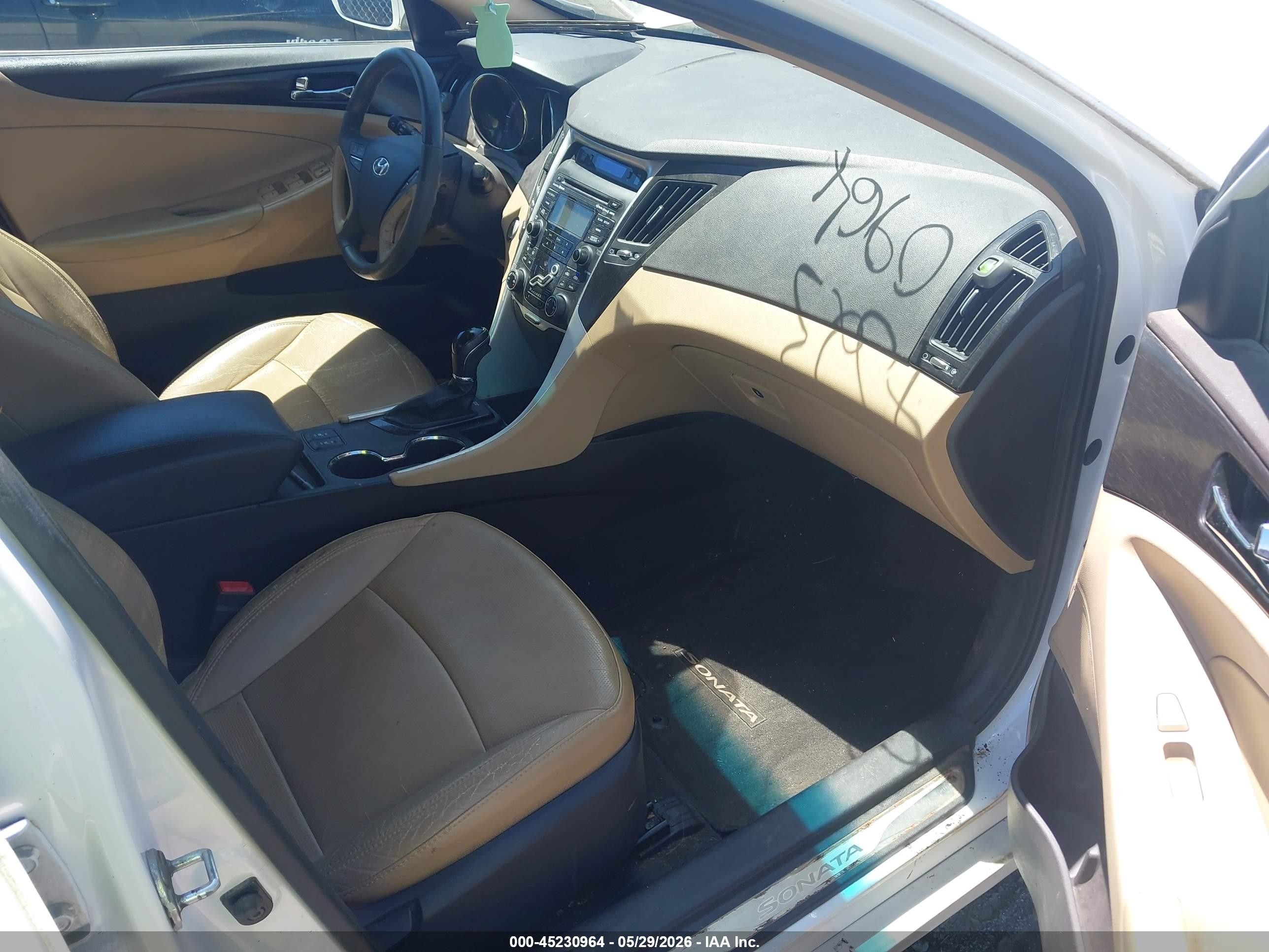 2013 Hyundai Sonata Limited Белый vin: 5NPEC4AC1DH635038