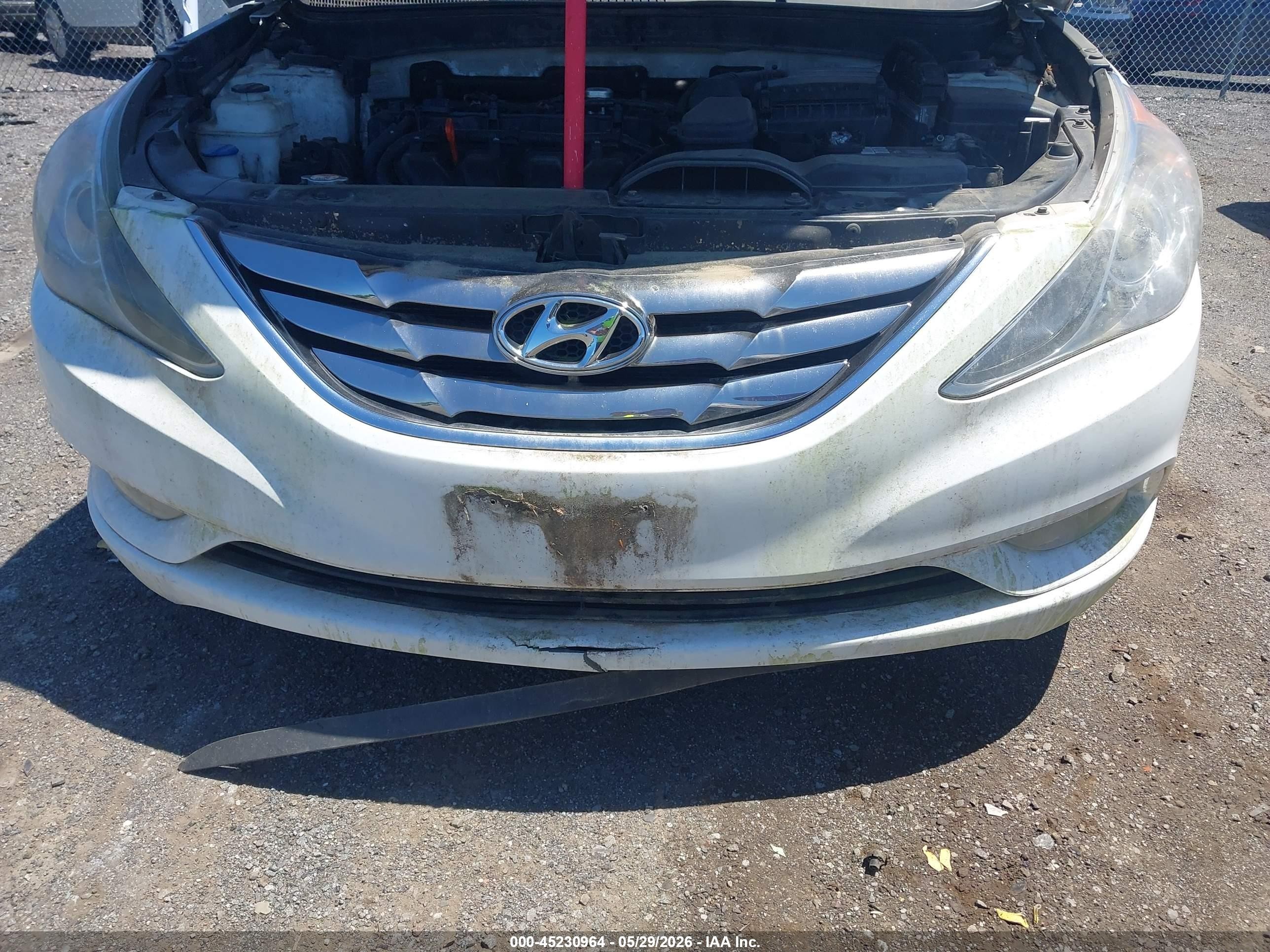 2013 Hyundai Sonata Limited Белый vin: 5NPEC4AC1DH635038