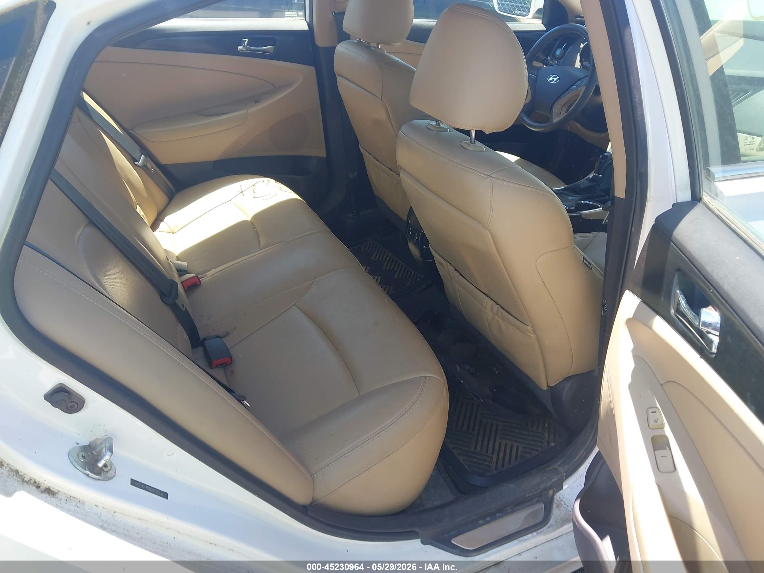 2013 Hyundai Sonata Limited Белый vin: 5NPEC4AC1DH635038