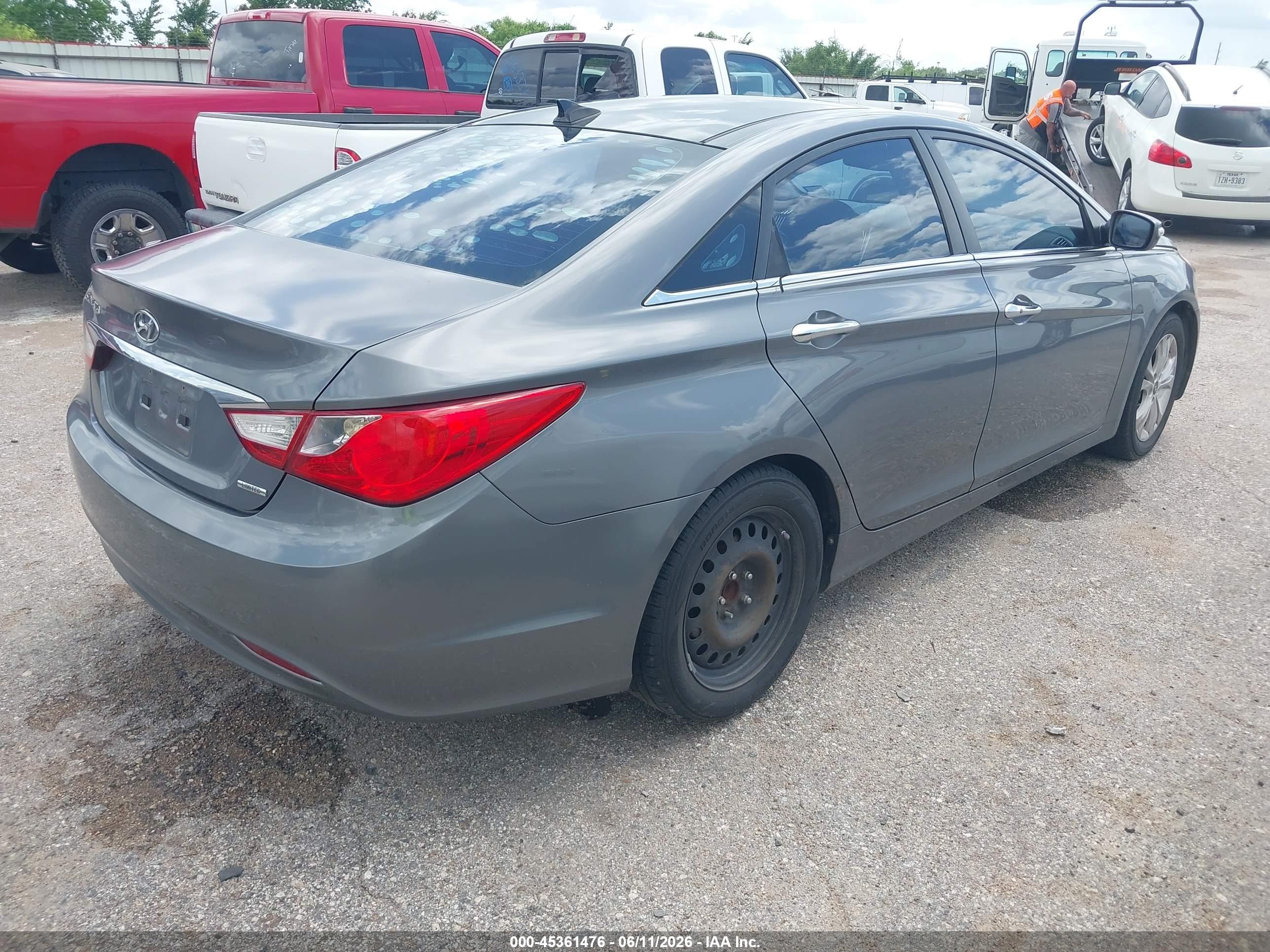 2013 Hyundai Sonata Limited Gray vin: 5NPEC4AC1DH635234