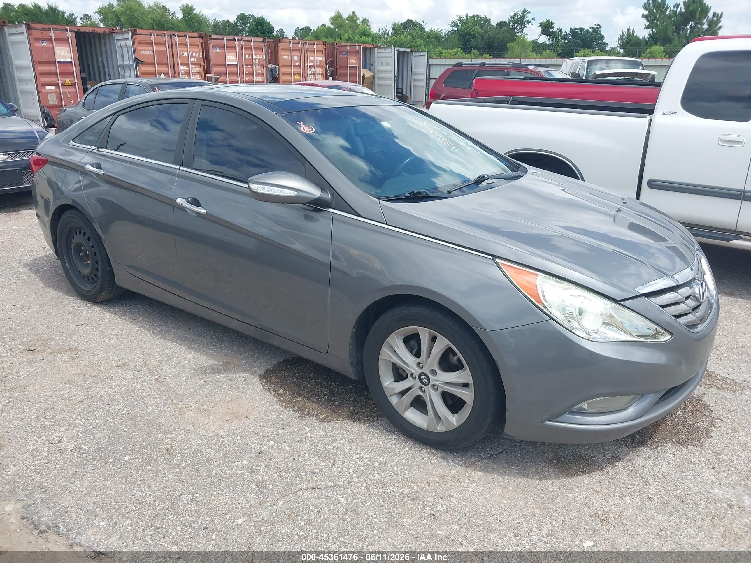 2013 Hyundai Sonata Limited Gray vin: 5NPEC4AC1DH635234