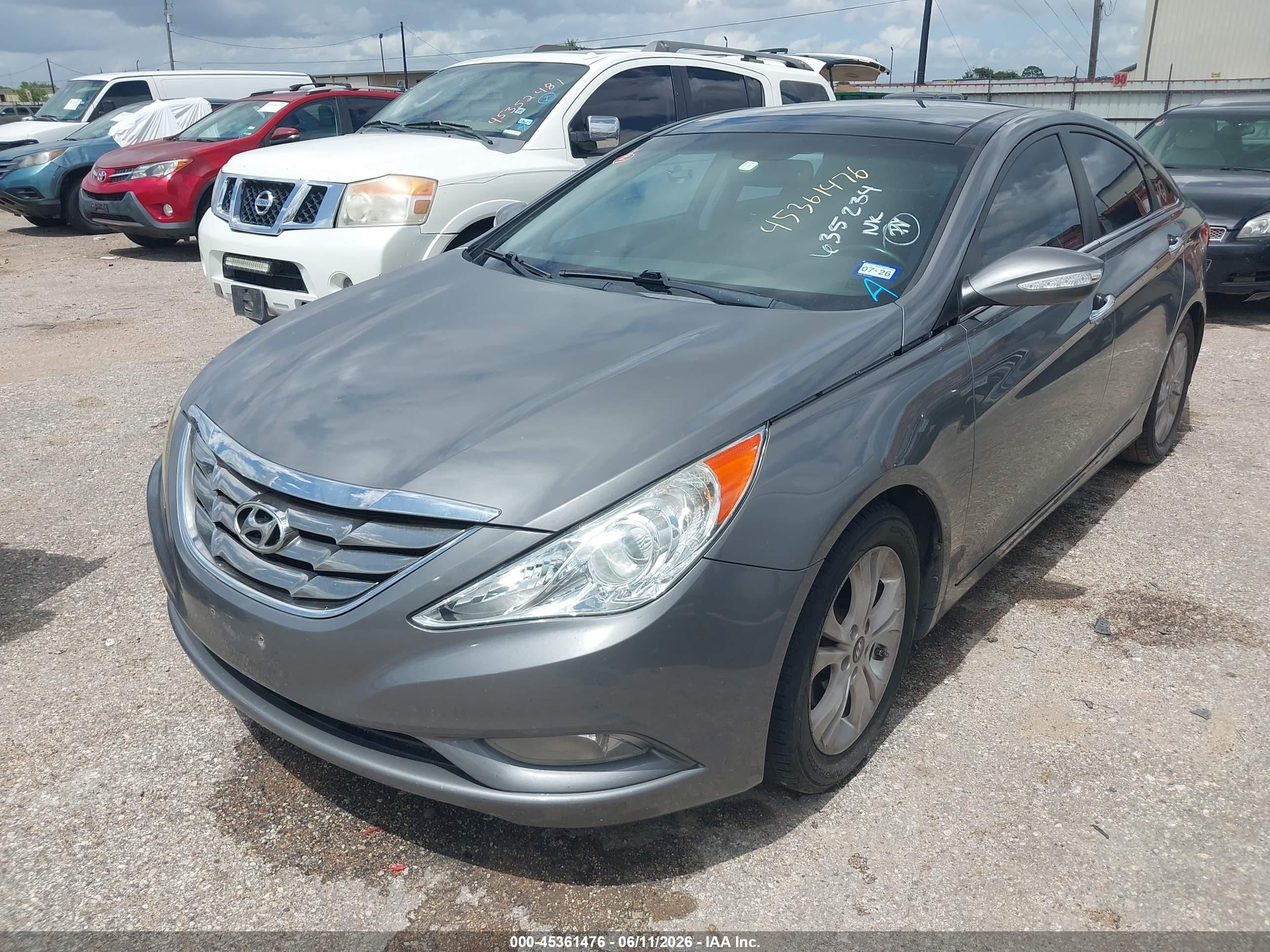 2013 Hyundai Sonata Limited Gray vin: 5NPEC4AC1DH635234