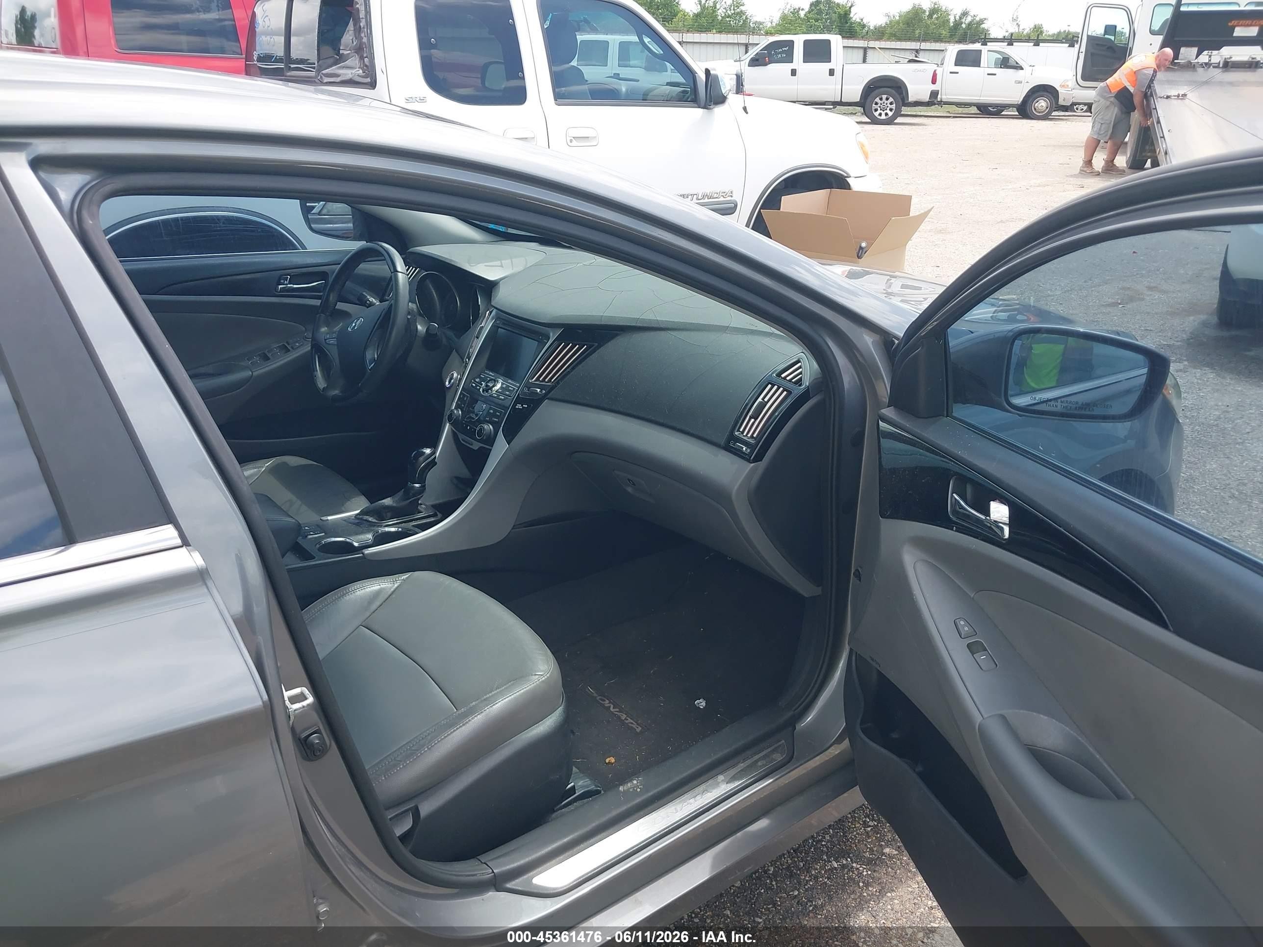 2013 Hyundai Sonata Limited Gray vin: 5NPEC4AC1DH635234