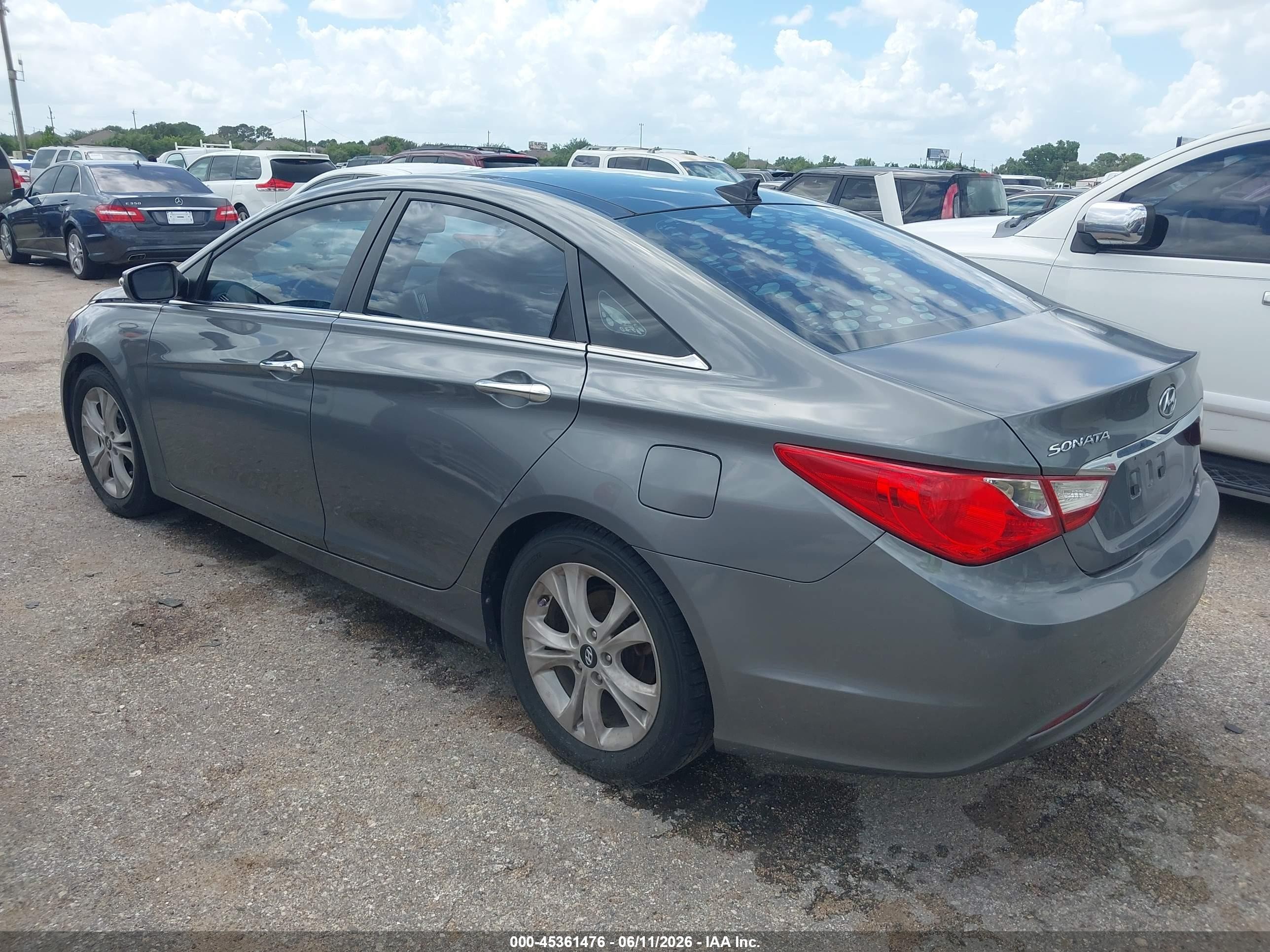 2013 Hyundai Sonata Limited Gray vin: 5NPEC4AC1DH635234