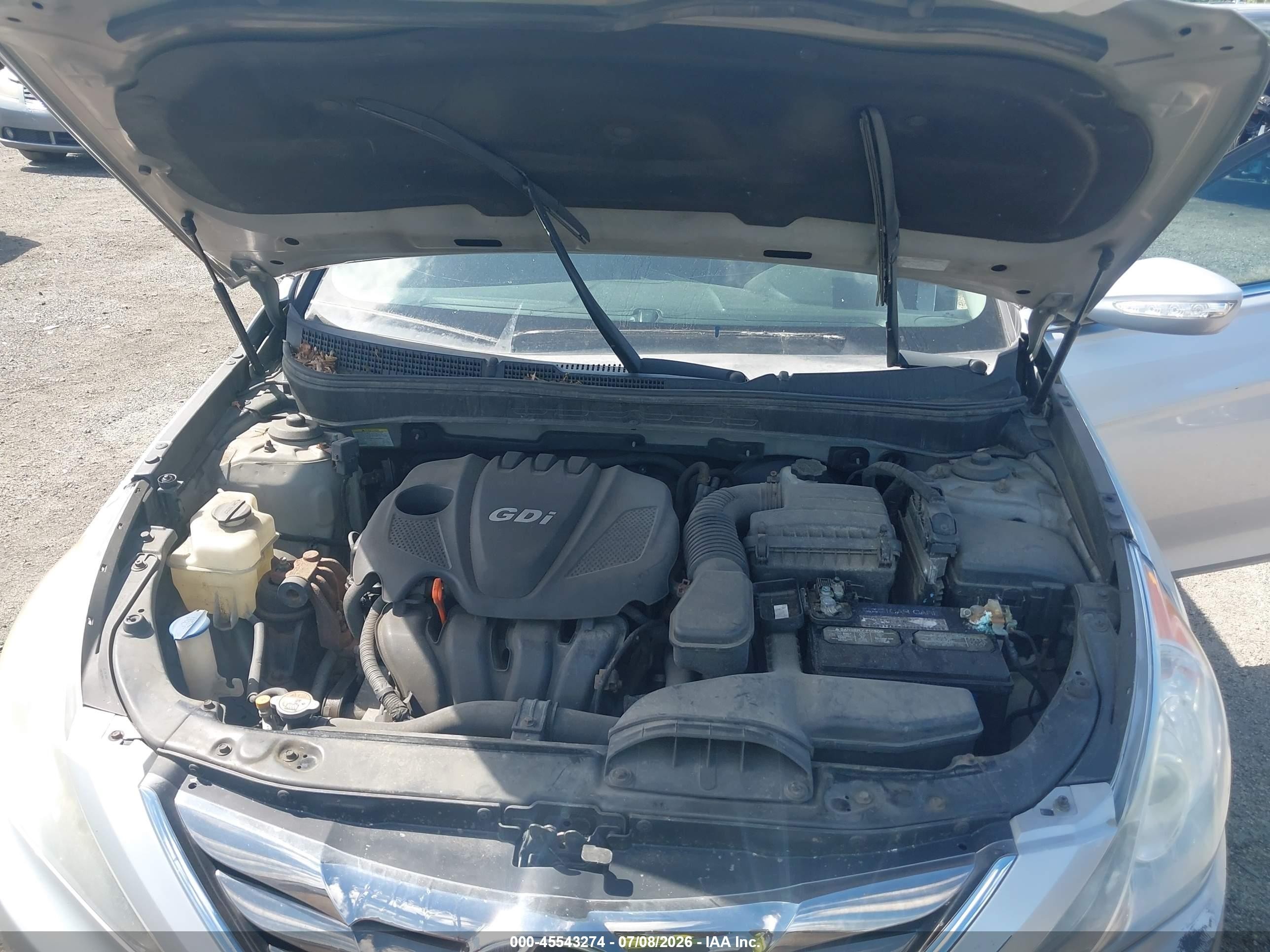 2013 Hyundai Sonata Limited Silver vin: 5NPEC4AC1DH641907