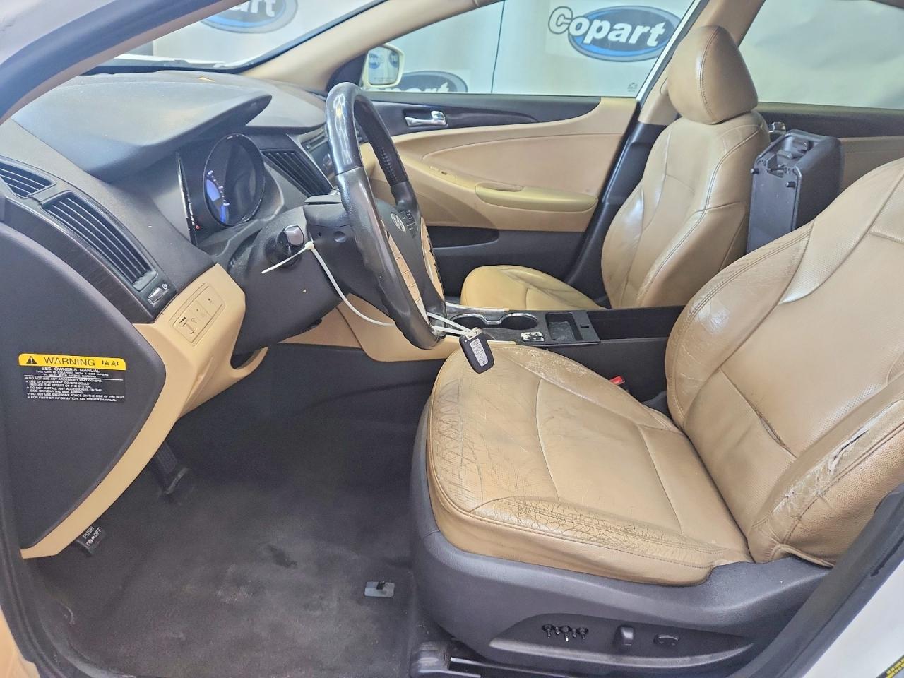 2013 Hyundai Sonata Limited White vin: 5NPEC4AC1DH652230