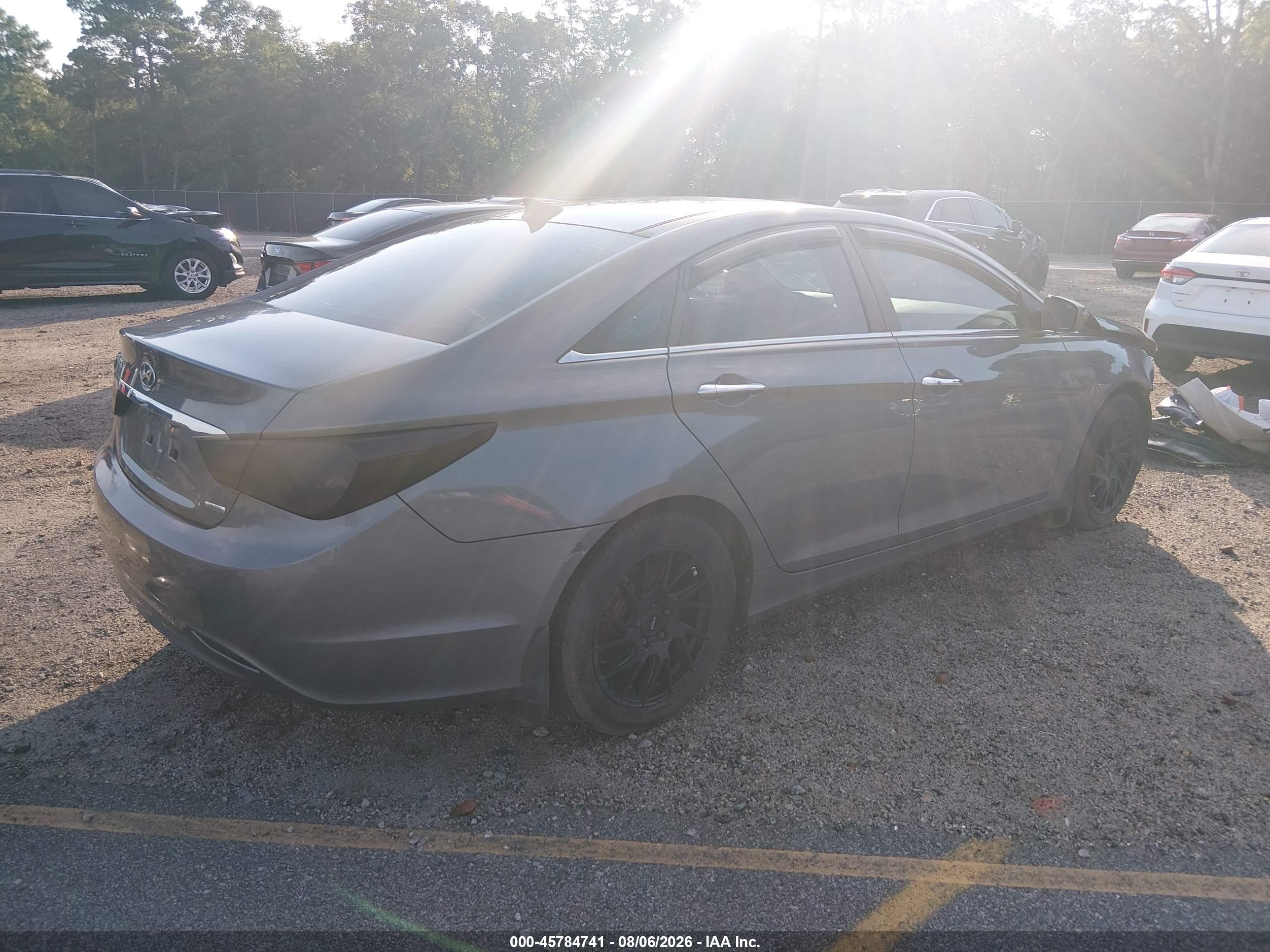 2013 Hyundai Sonata Limited Gray vin: 5NPEC4AC1DH657878