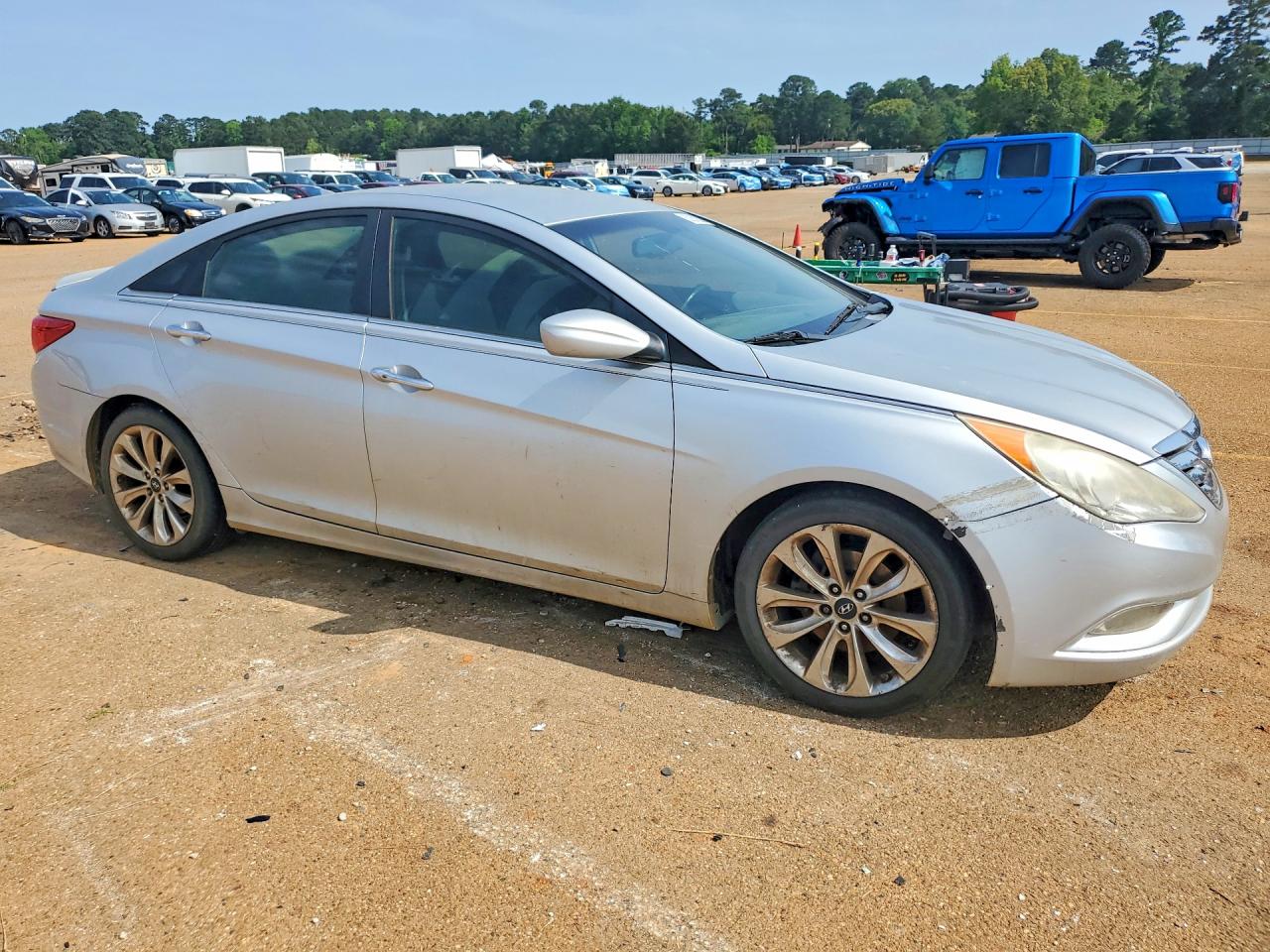 2013 Hyundai Sonata Se Silver vin: 5NPEC4AC1DH680304