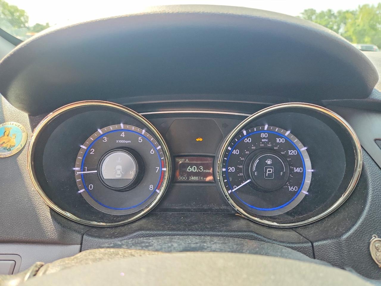 2013 Hyundai Sonata Se Silver vin: 5NPEC4AC1DH699757