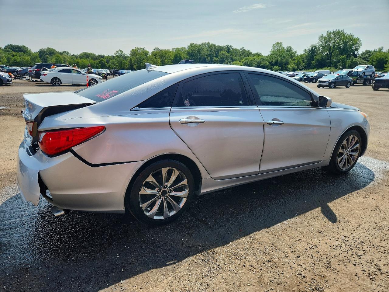 2013 Hyundai Sonata Se Silver vin: 5NPEC4AC1DH699757