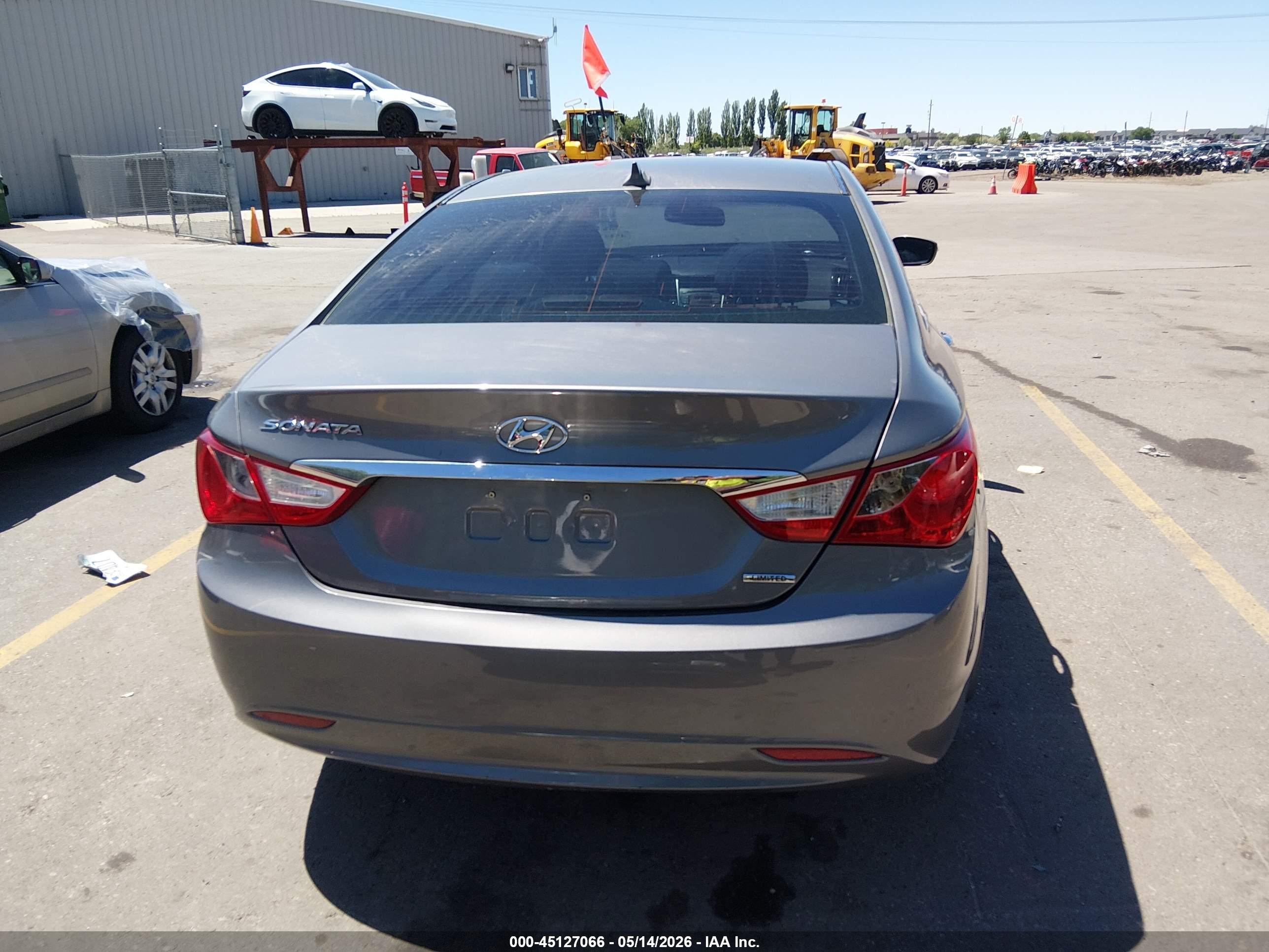 2013 Hyundai Sonata Limited Gray vin: 5NPEC4AC1DH702480