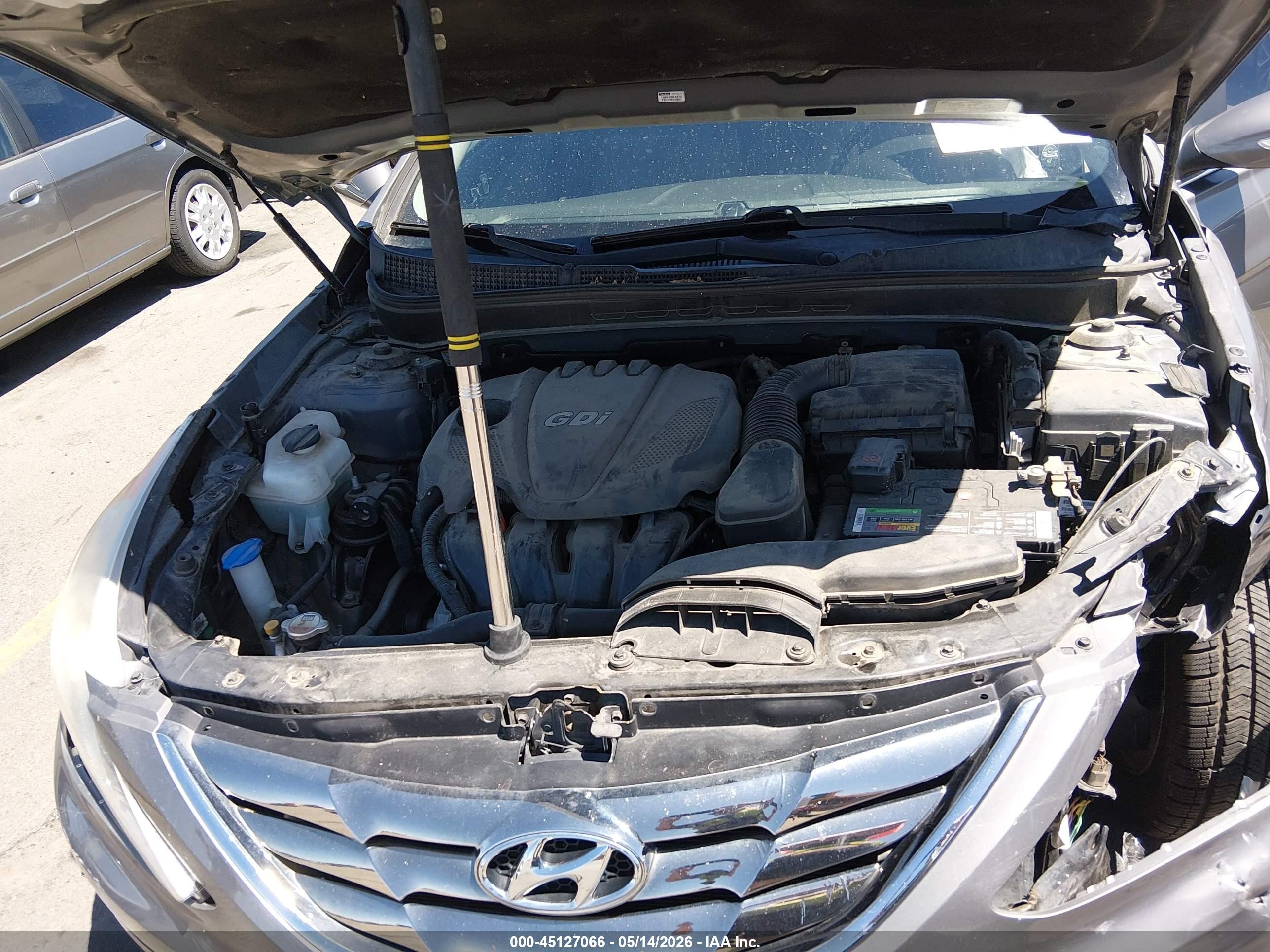 2013 Hyundai Sonata Limited Gray vin: 5NPEC4AC1DH702480