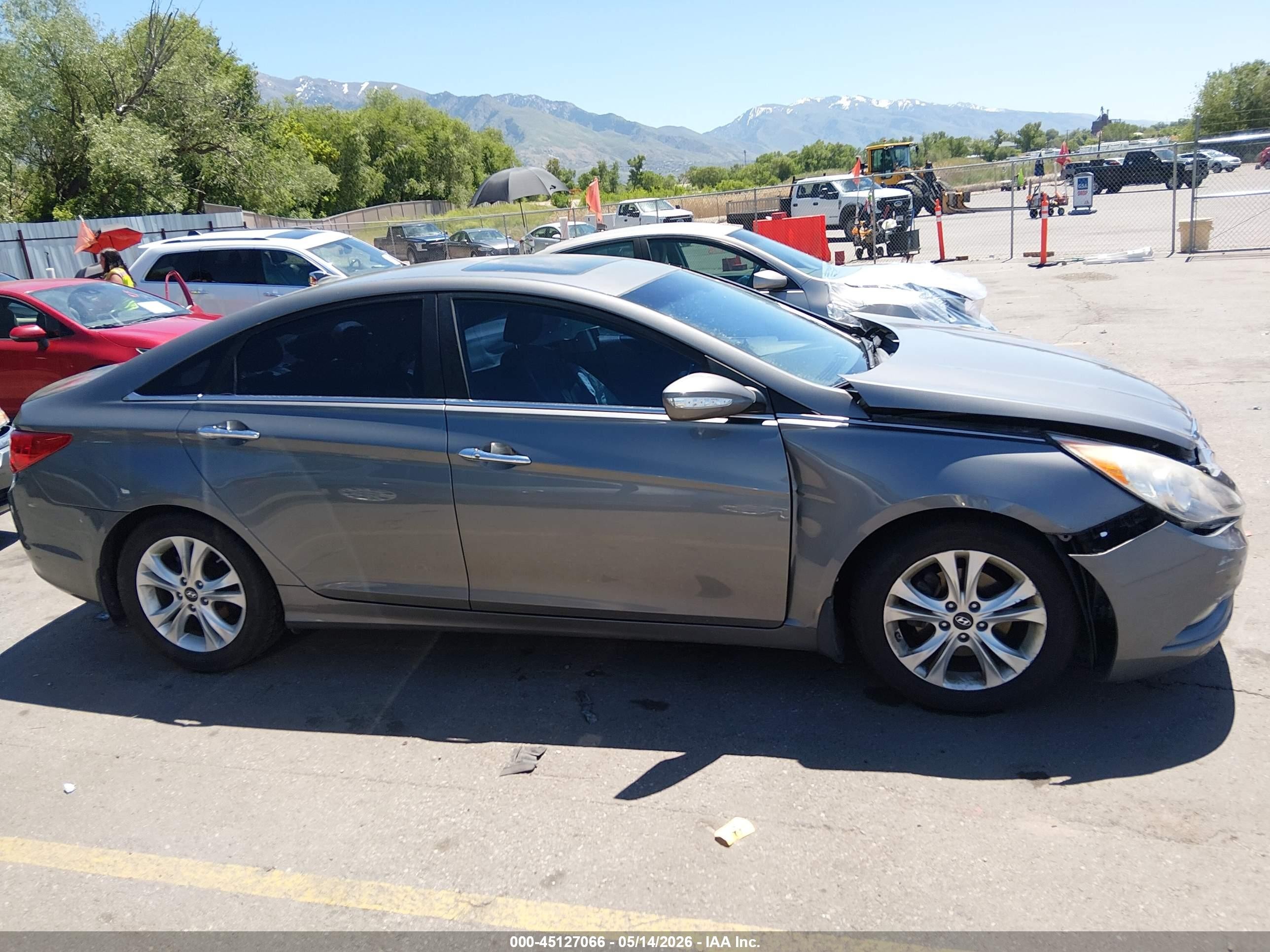 2013 Hyundai Sonata Limited Gray vin: 5NPEC4AC1DH702480