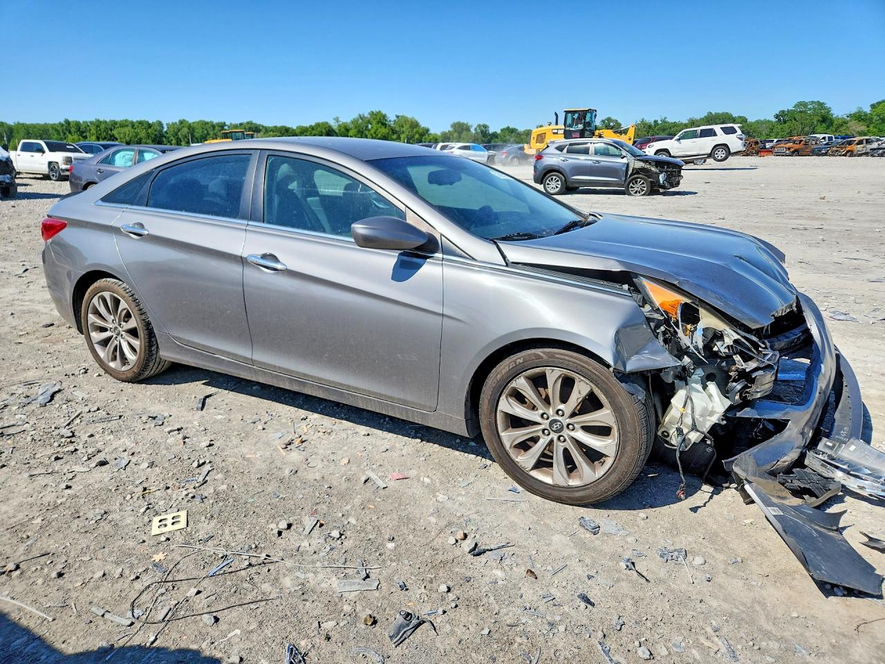 2013 Hyundai Sonata Se Серый vin: 5NPEC4AC1DH705119