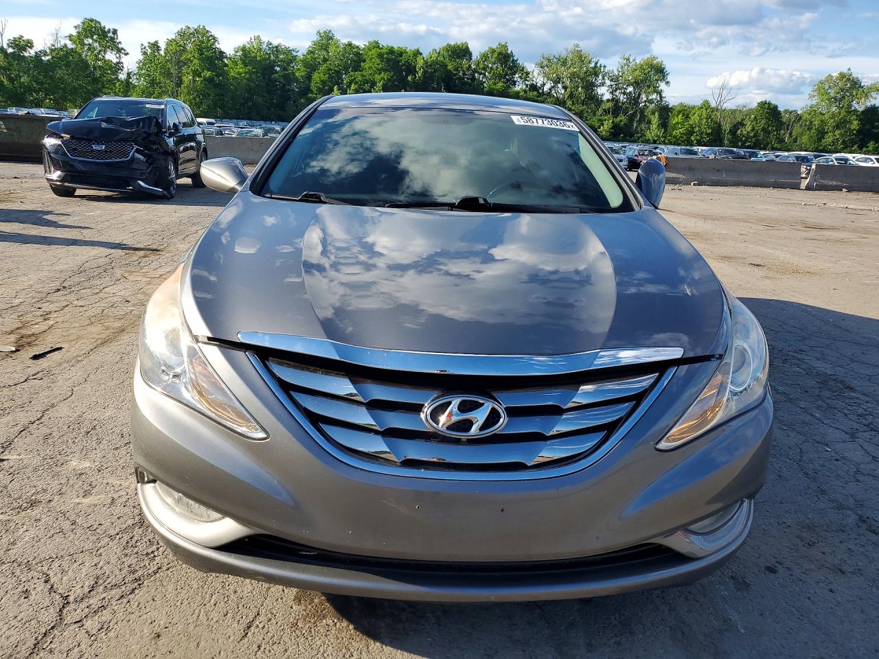 2013 Hyundai Sonata Se Gray vin: 5NPEC4AC1DH778023