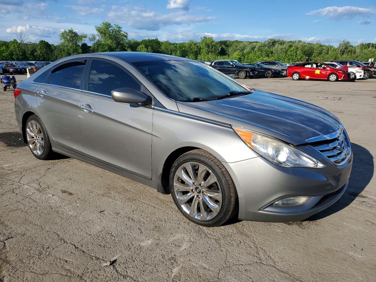 2013 Hyundai Sonata Se Gray vin: 5NPEC4AC1DH778023