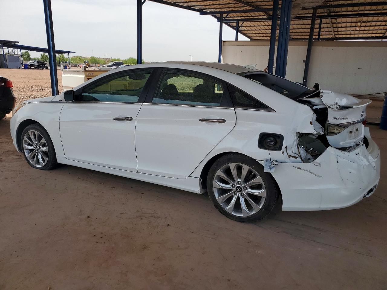 2013 Hyundai Sonata Se White vin: 5NPEC4AC1DH779074