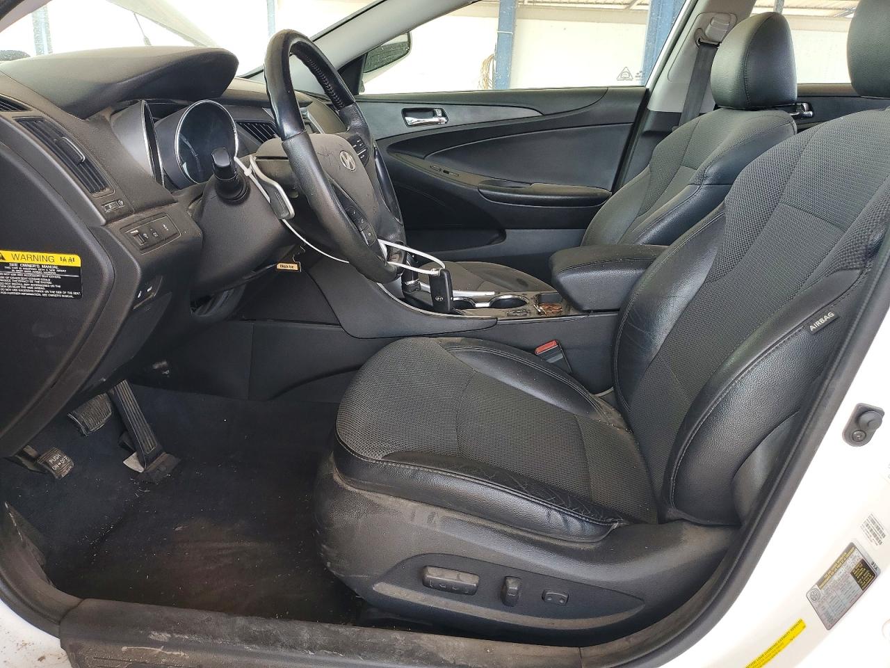 2013 Hyundai Sonata Se White vin: 5NPEC4AC1DH779074
