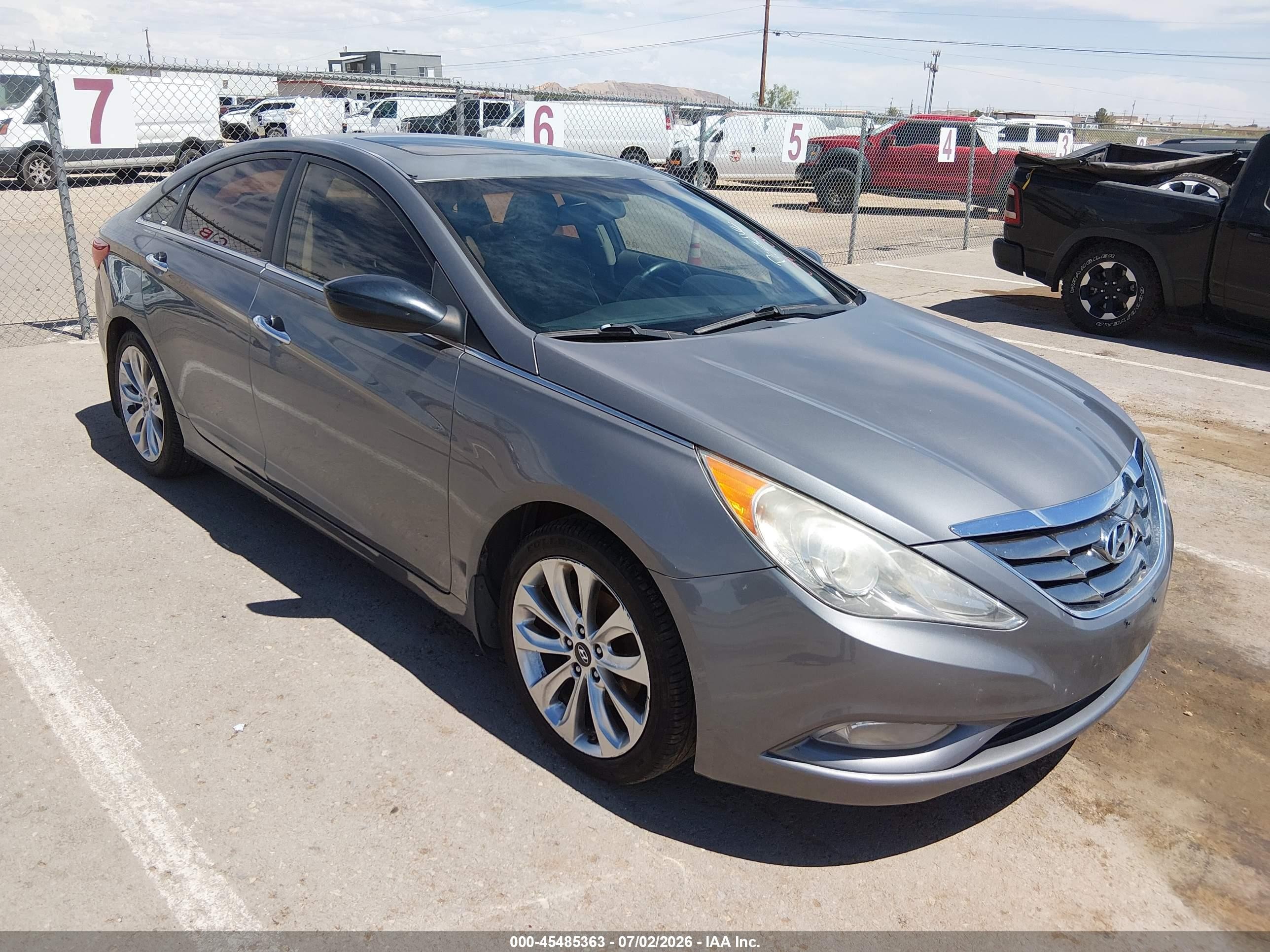 2013 Hyundai Sonata Se Gray vin: 5NPEC4AC1DH780371