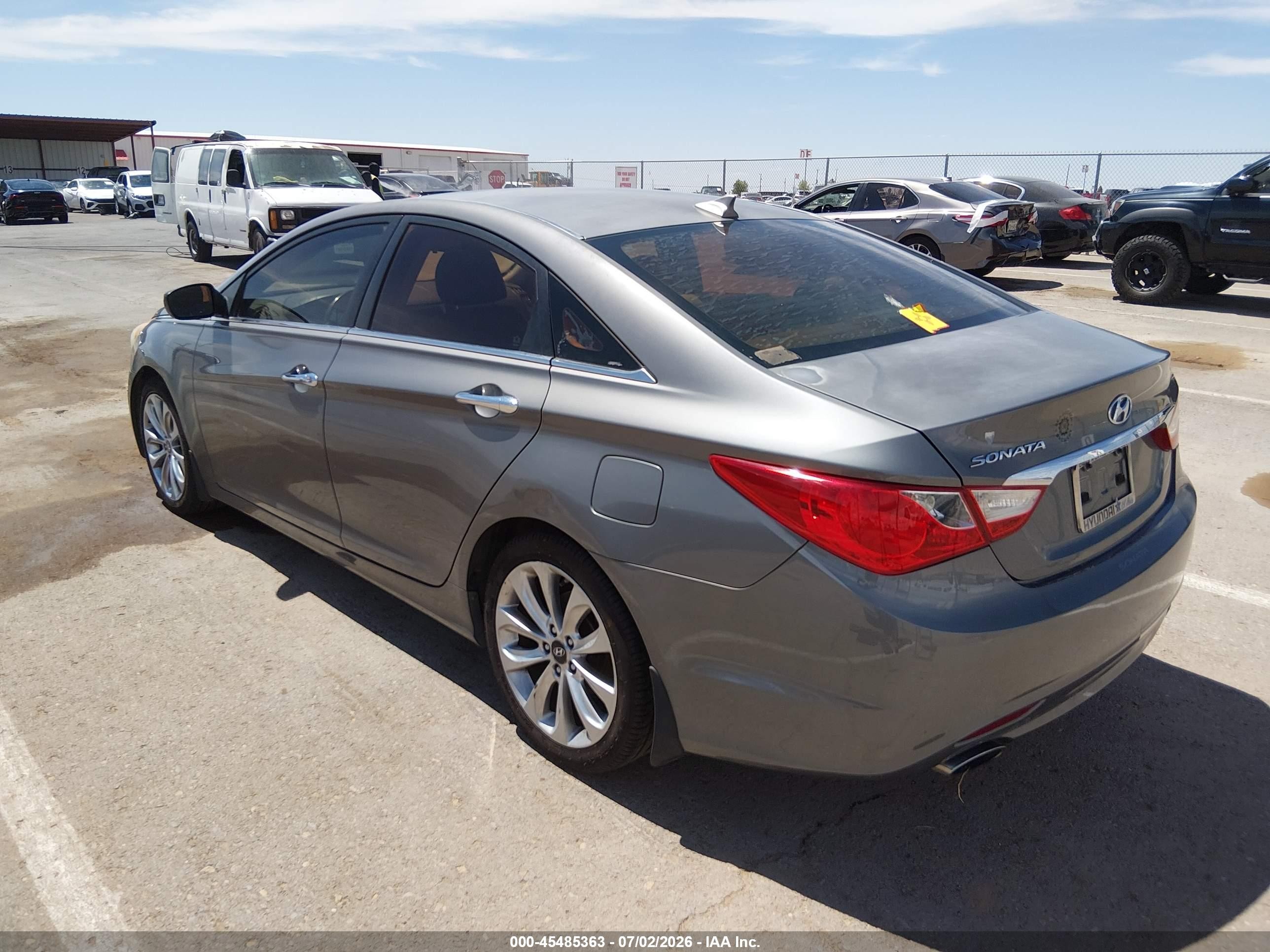 2013 Hyundai Sonata Se Gray vin: 5NPEC4AC1DH780371